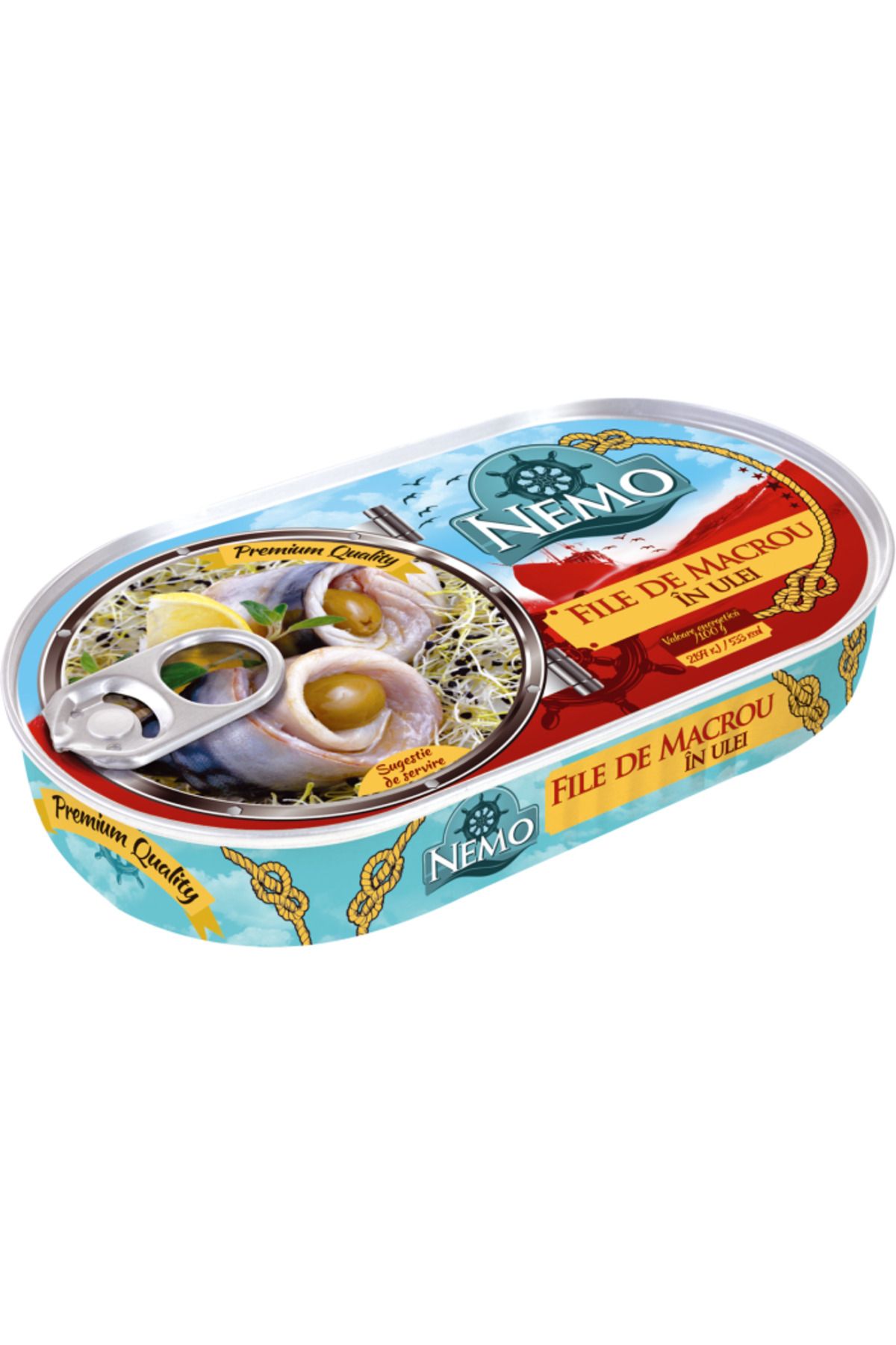 Nemo File De Macrou În Ulei, 170 Gr, Nemo - Mărime unică