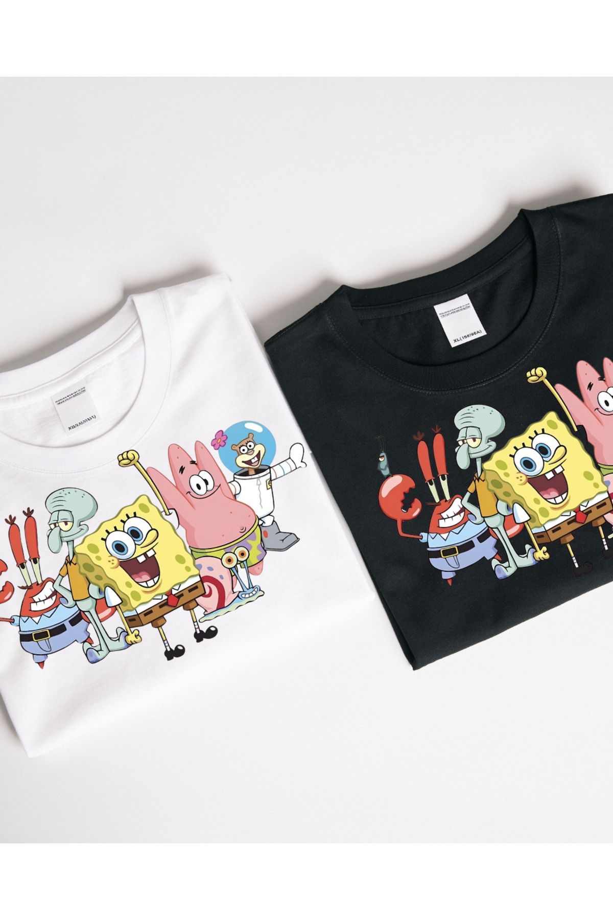 Ebiidesign Friends Sunger Bob Tasarımlı Baskılı T-Shirt