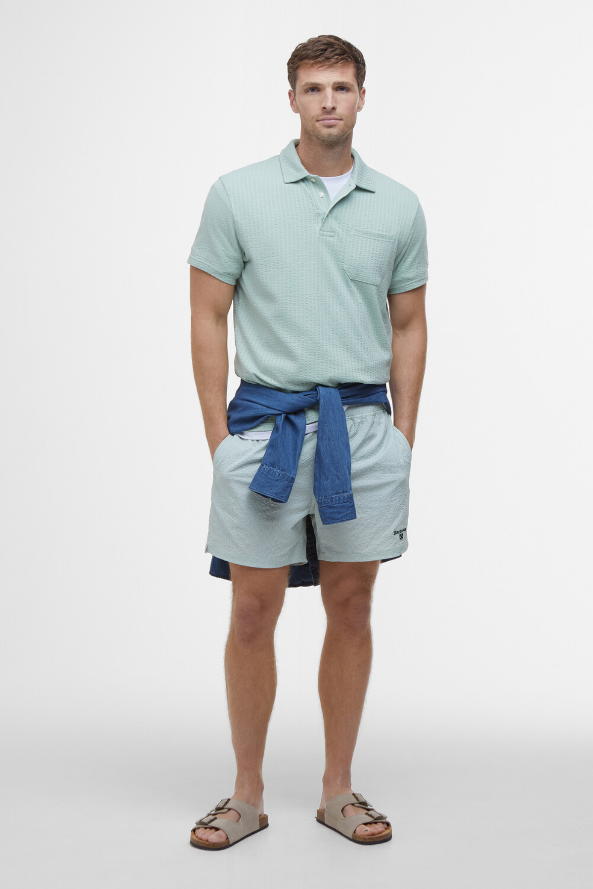 شورت شنا مردانه راسته فاق نرمال | باربور Barbour MSW0079-0002 - تصویر 3