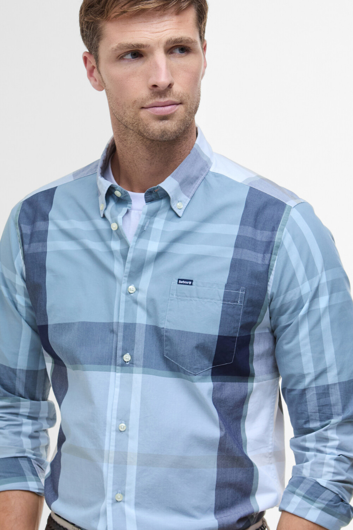 پیراهن مردانه آستین بلند | باربور Barbour MSH5071-0062 - تصویر 4
