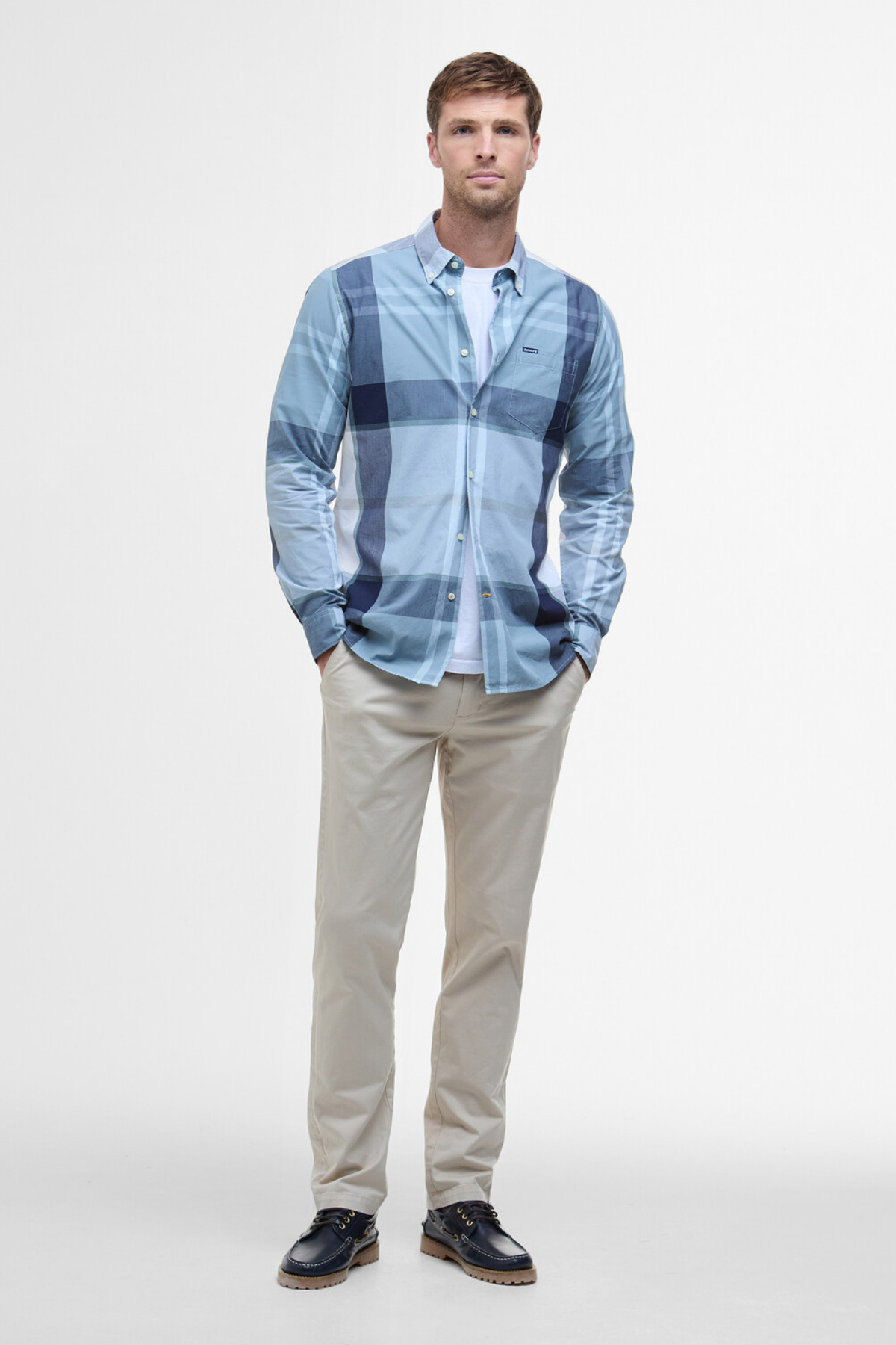 پیراهن مردانه آستین بلند | باربور Barbour MSH5071-0062 - تصویر 3