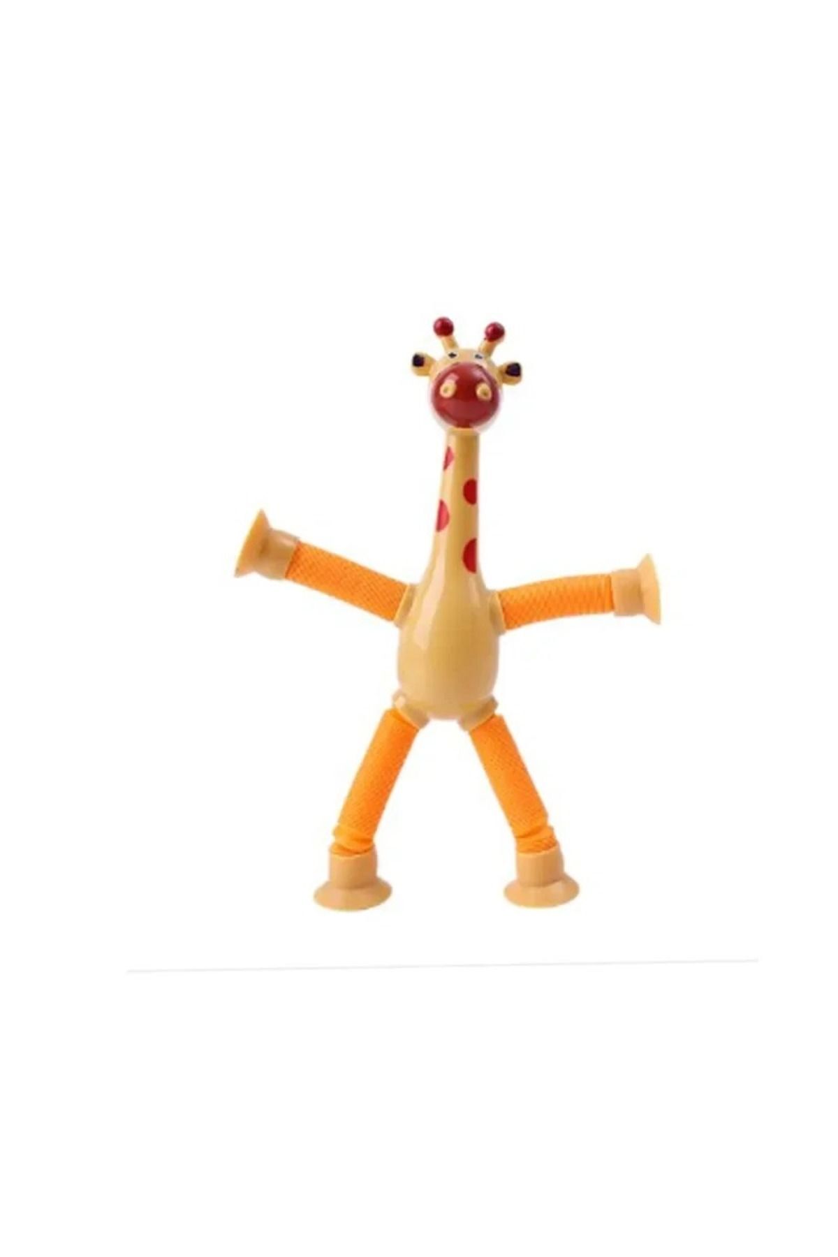 بازیافت بازشونده لوله‌ای آفتاب‌پرست با پایه مکنده برای نوزادان، ۳ تکه – رنگارنگ