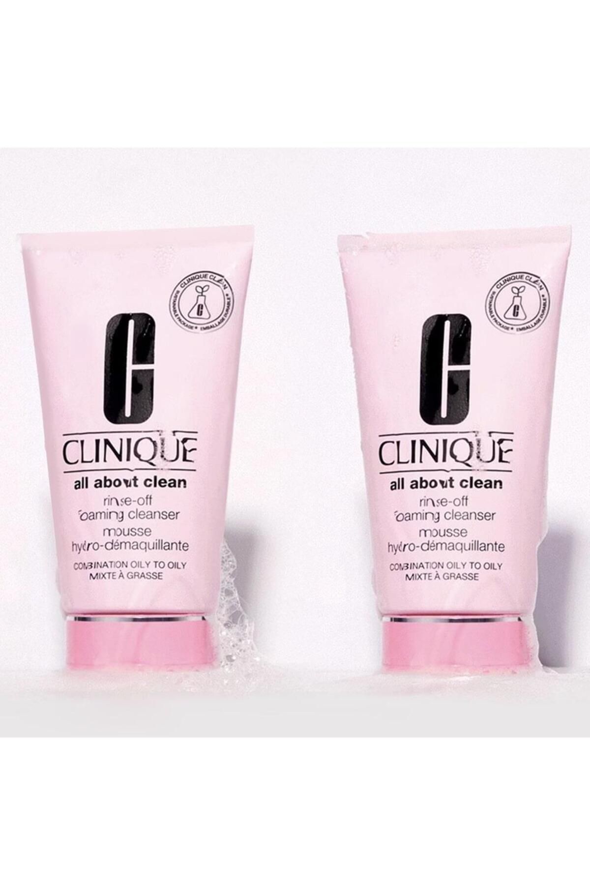 Clinique-Rinse-Off Foaming Cleanser - Foam Cleanser 150 ml 2