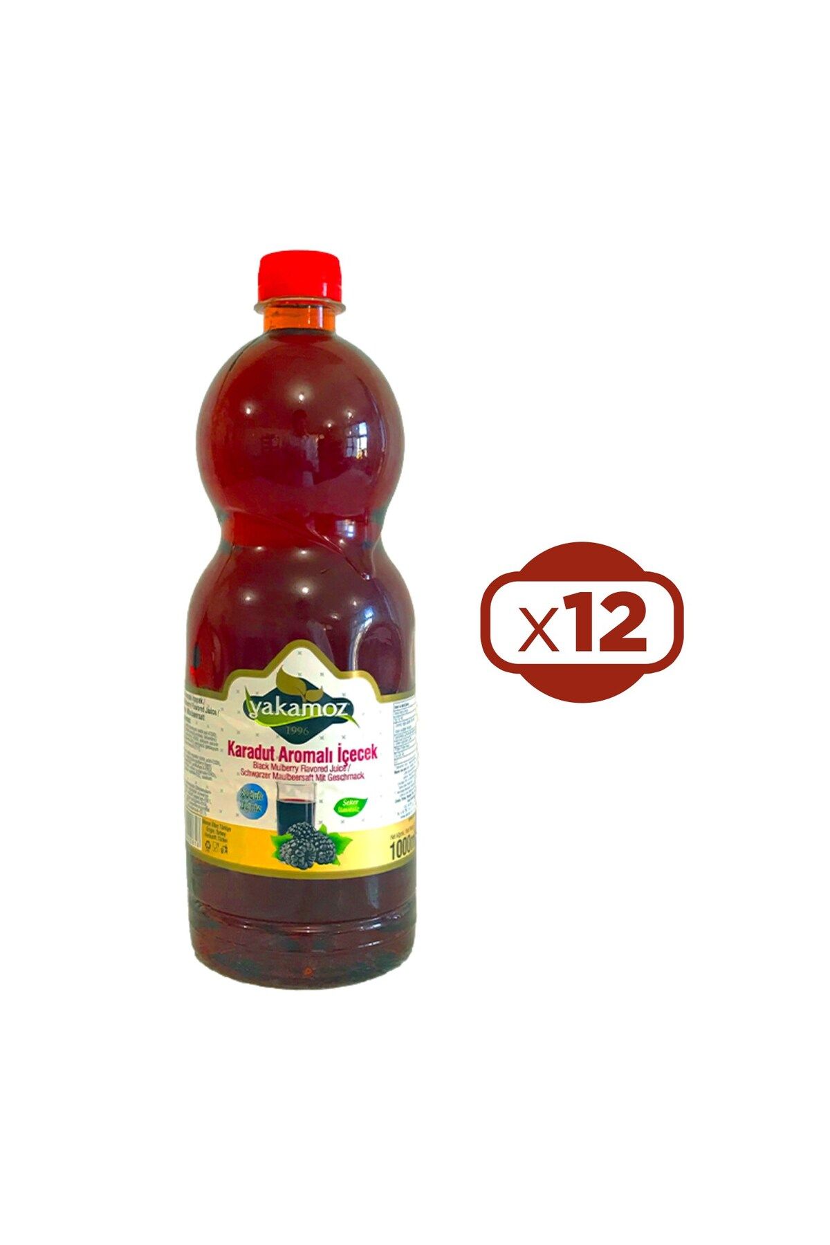 Yakamoz Karadut Aromalı İçecek 1 lt x 12 Adet