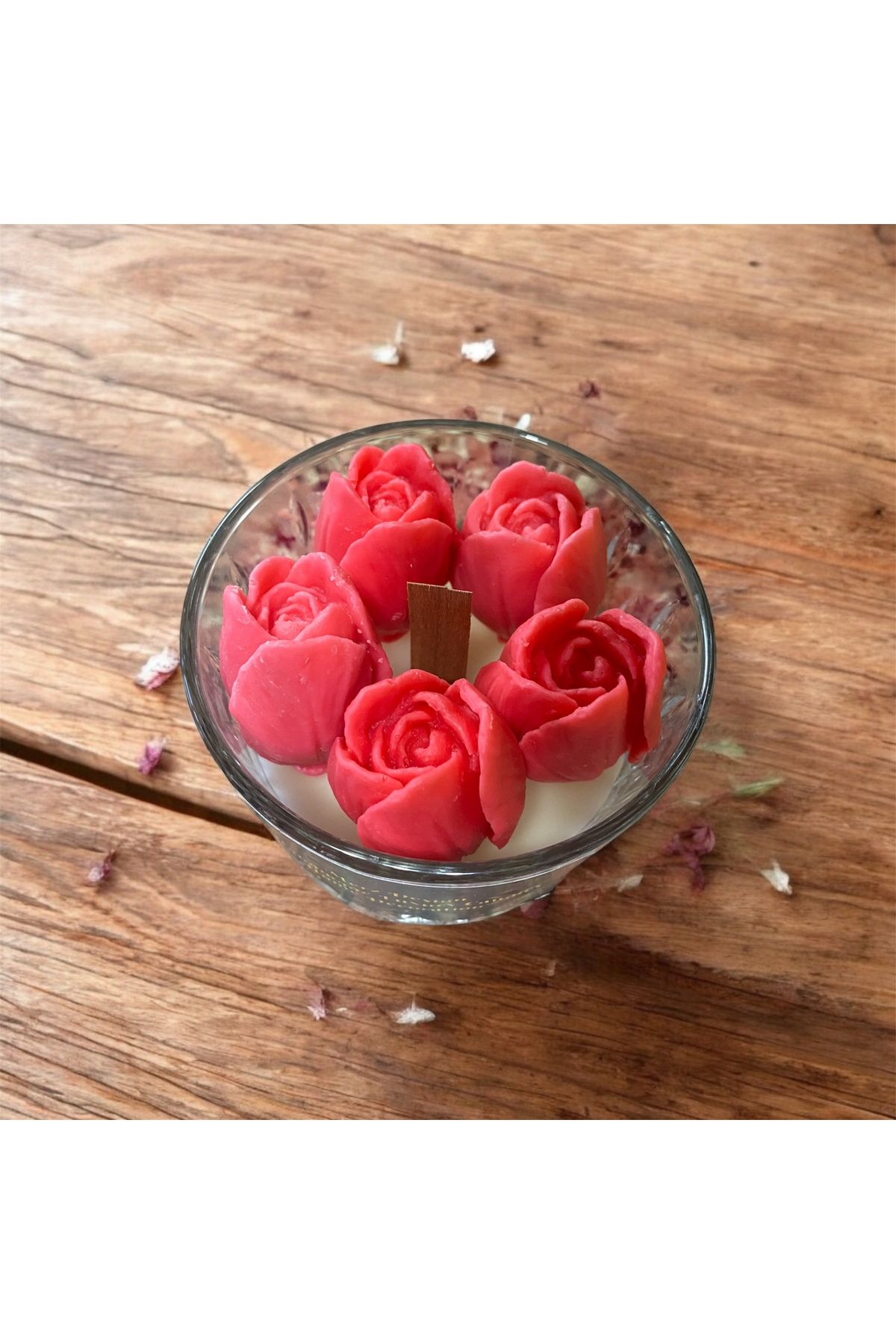 Merz Design Decor Lale Bahçesi %100 Doğal Soya Wax Vegan Mum