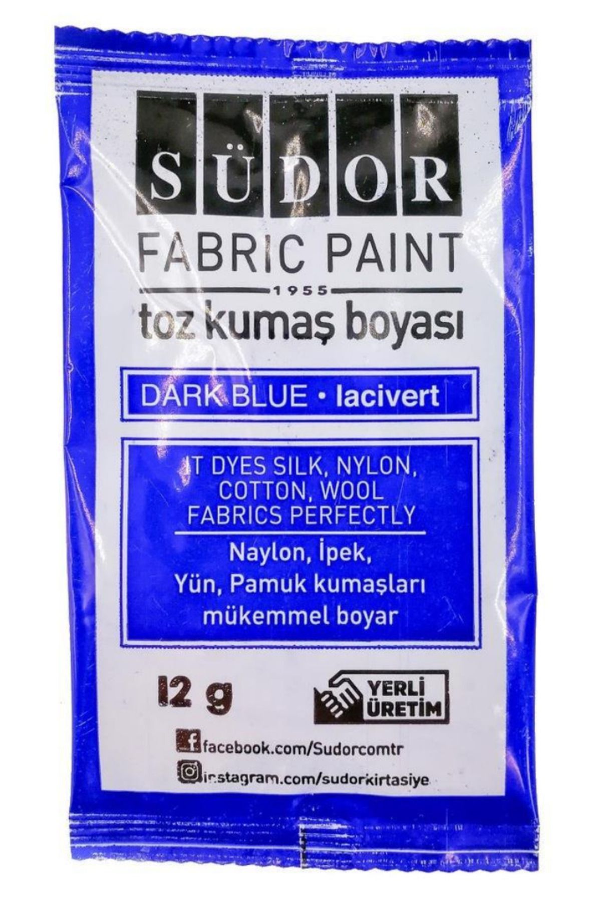 Glanart toz kumaş boyası 12 gr ia adet