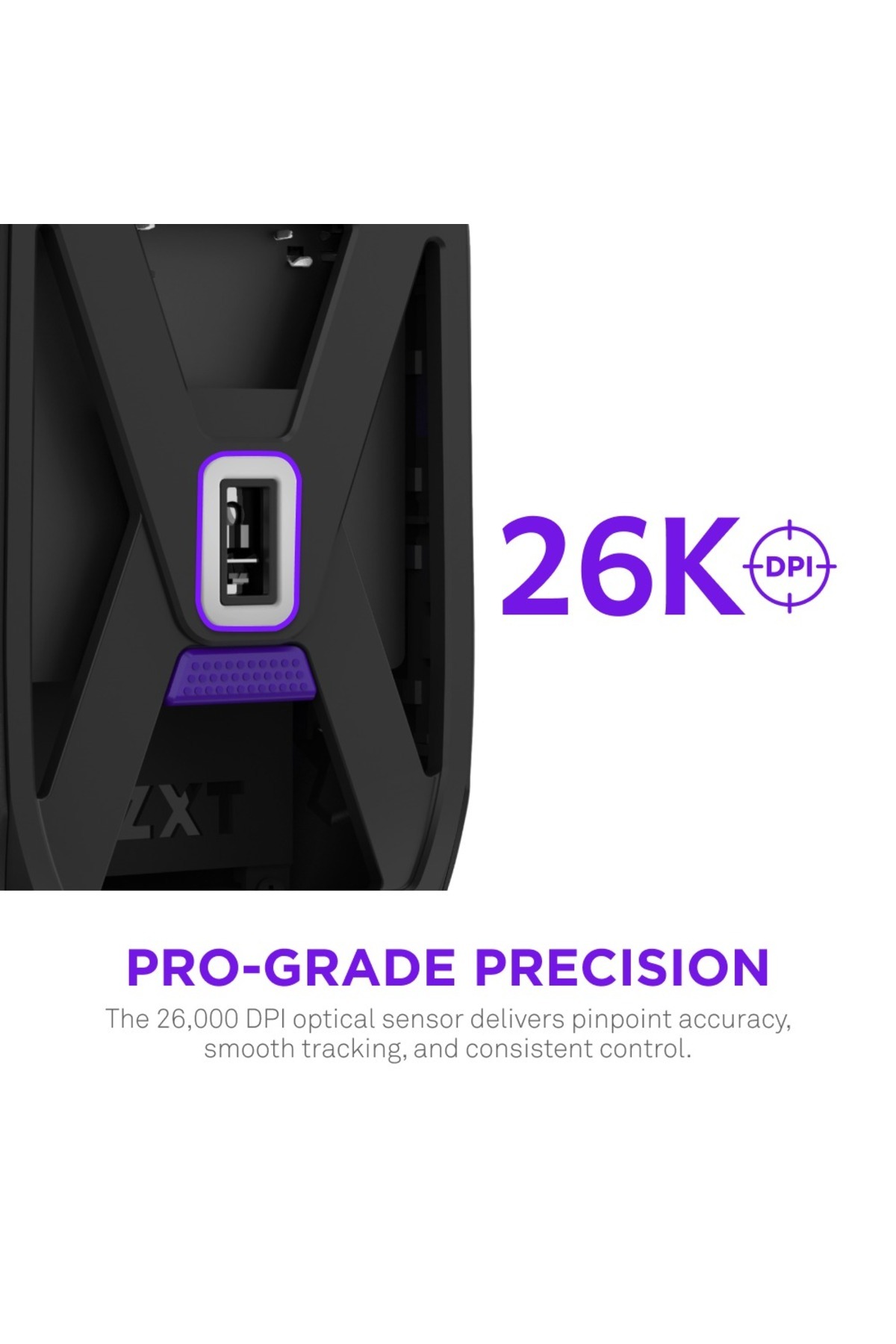 Nzxt-Lift Elite Wireless Gaming Mouse - BLACK 3