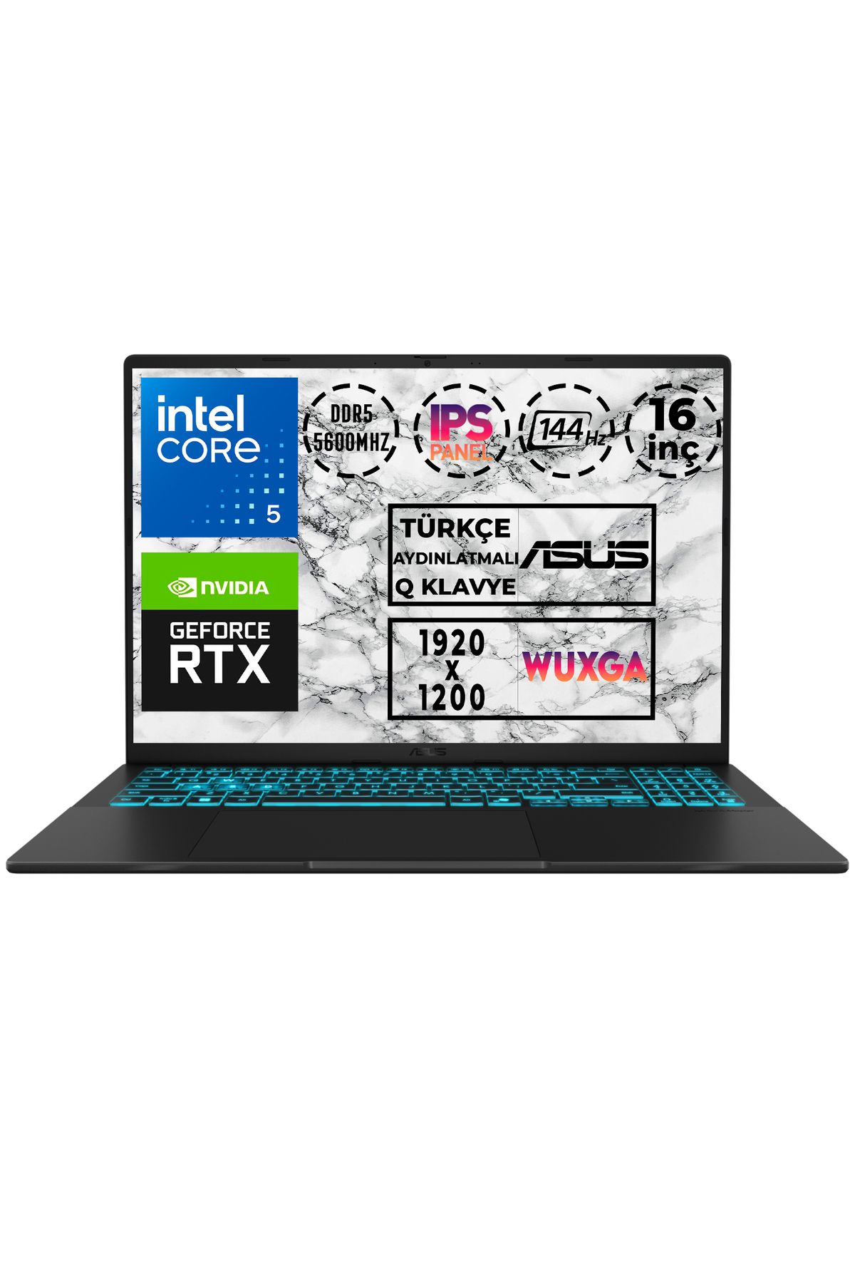 ASUS Vivobook 16 Core 5 210H 32GB 1TB SSD 6 GB RTX4050 144Hz 16