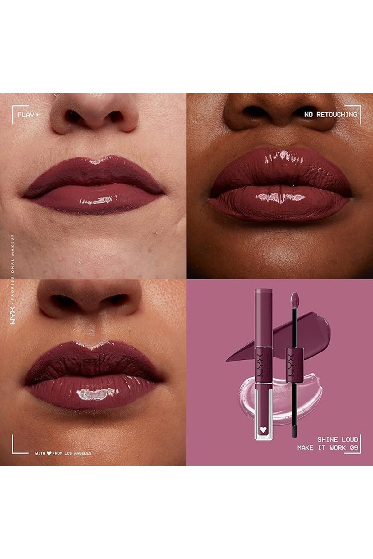 NYX Professional Makeup-NYX Professional Makeup Shine Loud Lipstick - Make It Work 2