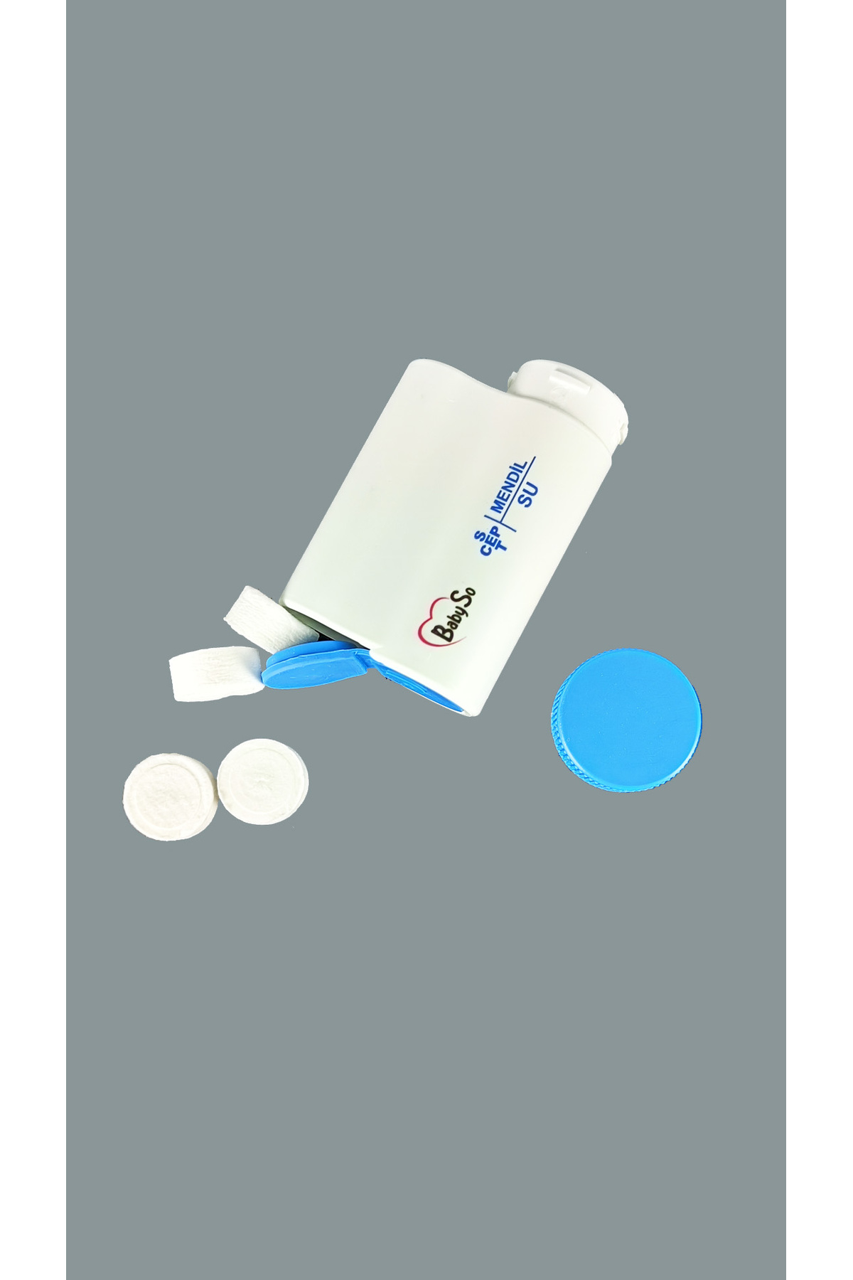 BABYSO Sıkıştırılmış Bebek Mendili Seyahat Seti 6 Mendil Kapasiteli fotoğrafı 4 (önizleme)