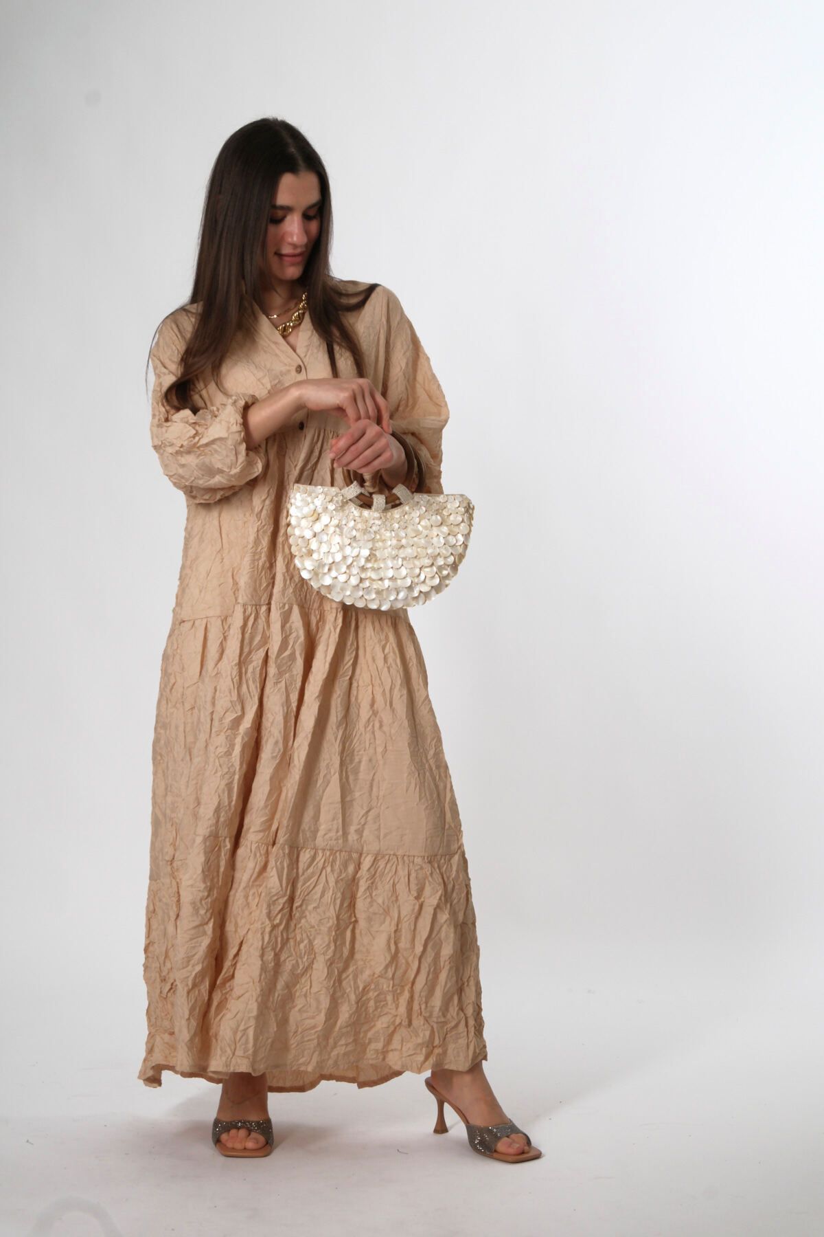 ABBRA-Rochie de damă model Katleya încrețită 3