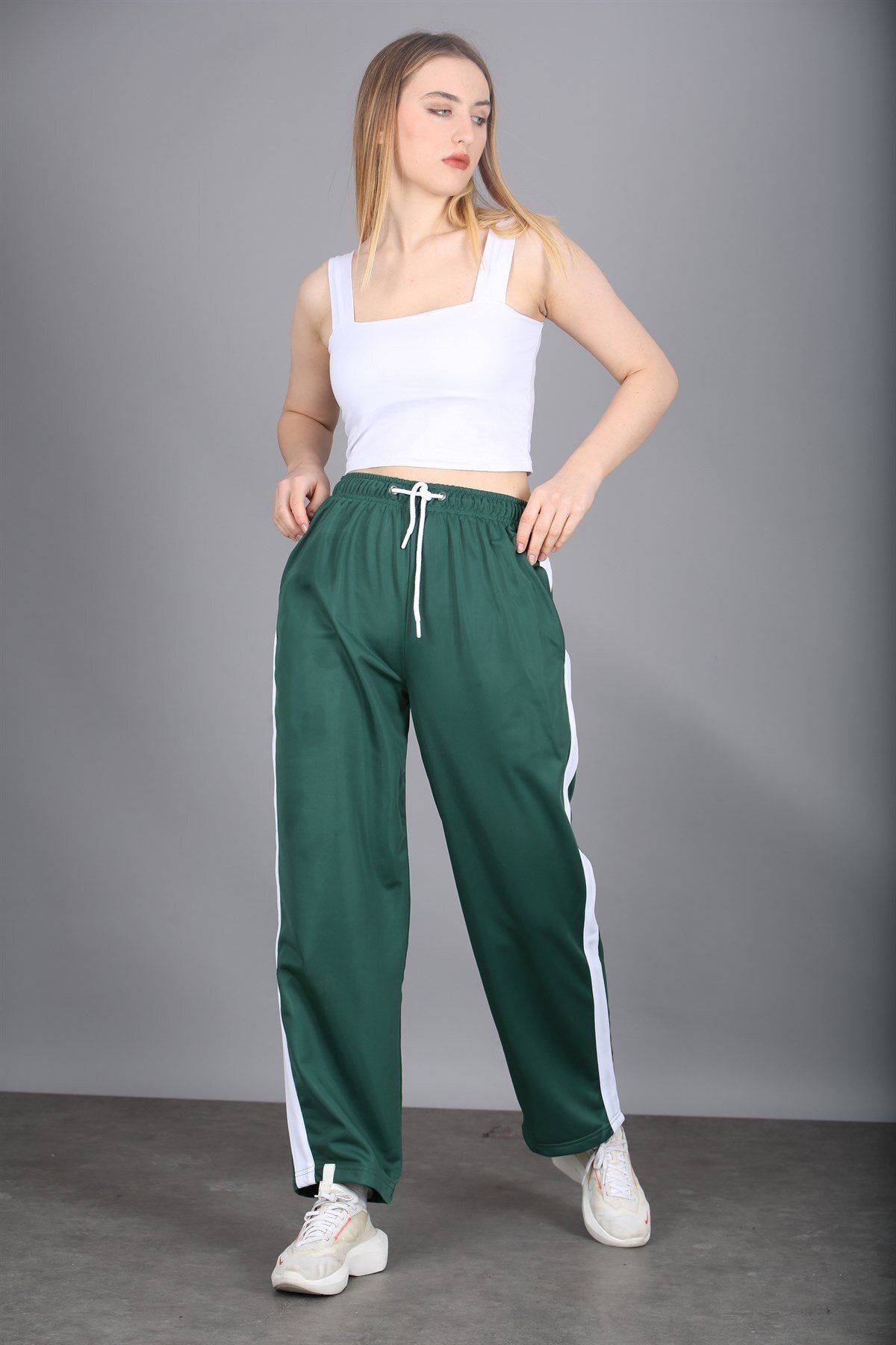 Madmext-Teplákové soupravy Mad Girls Green Volný střih Mg1294 8