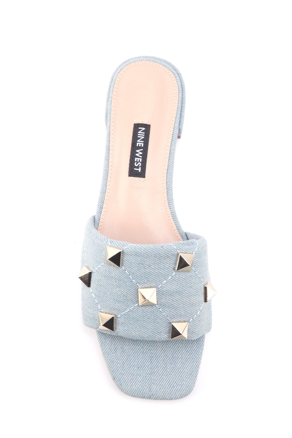 دمپایی آبی زنانه 4FX مسطح اورجینال Nine West