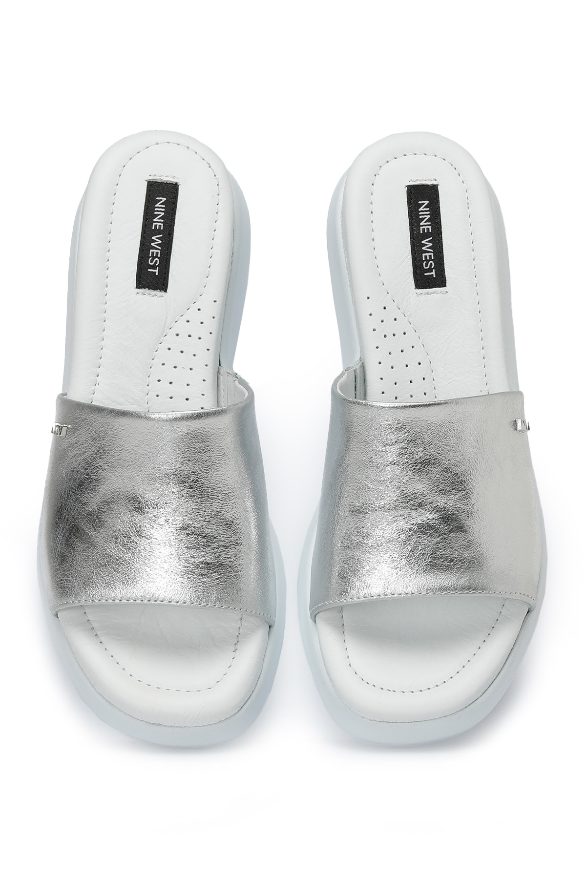 Nine West-Nesay 3fx Silver Women's Slippers 4
