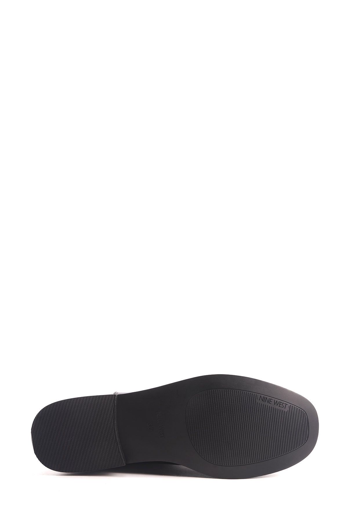 چکمه مشکی زنانه های مسطح سیاه 4PR Nine West