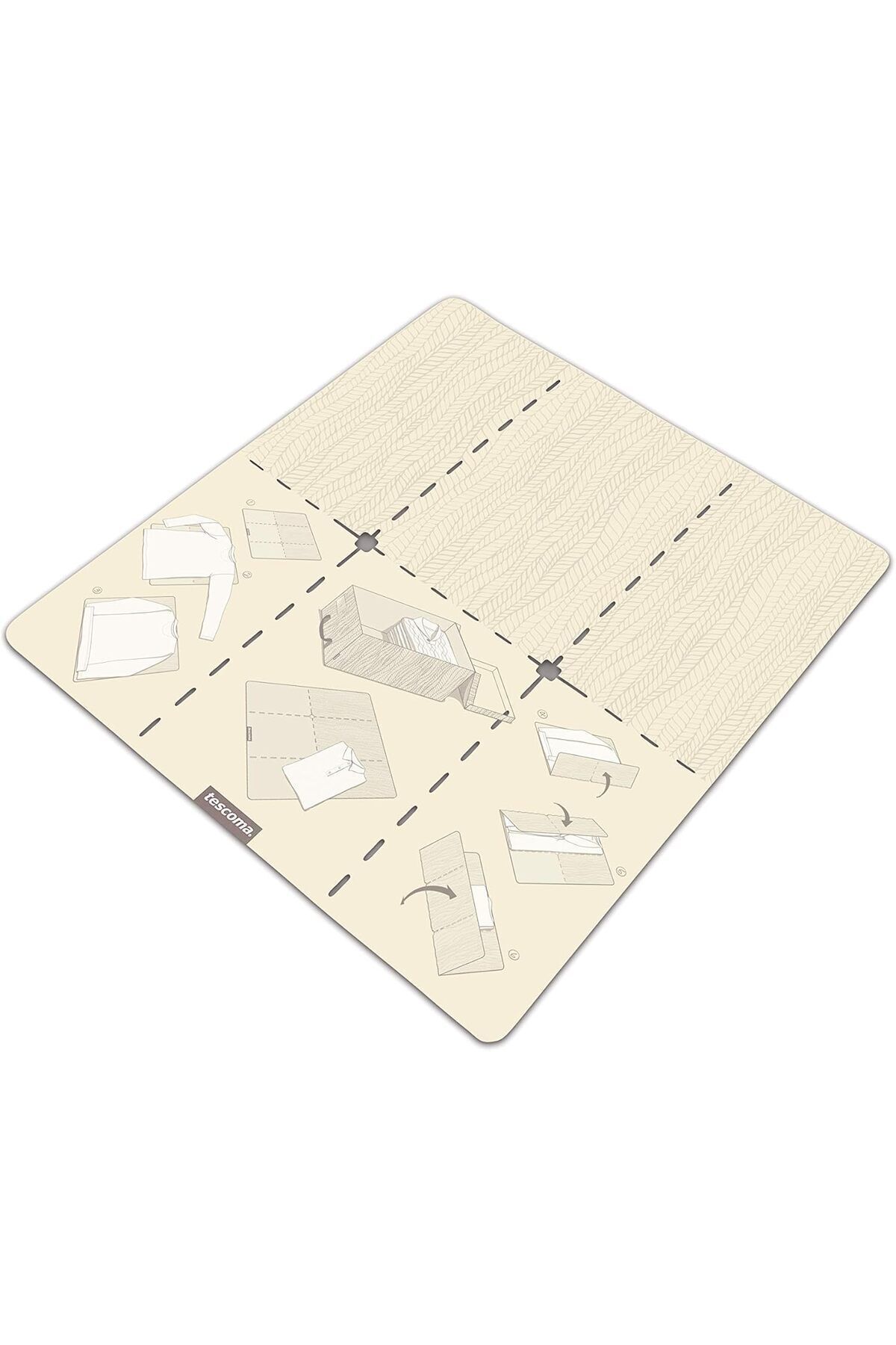 STOREMAX jvnnSHOP Giysi Klasörü, Büyük, Krem, 64,5 x 68 cm 646268