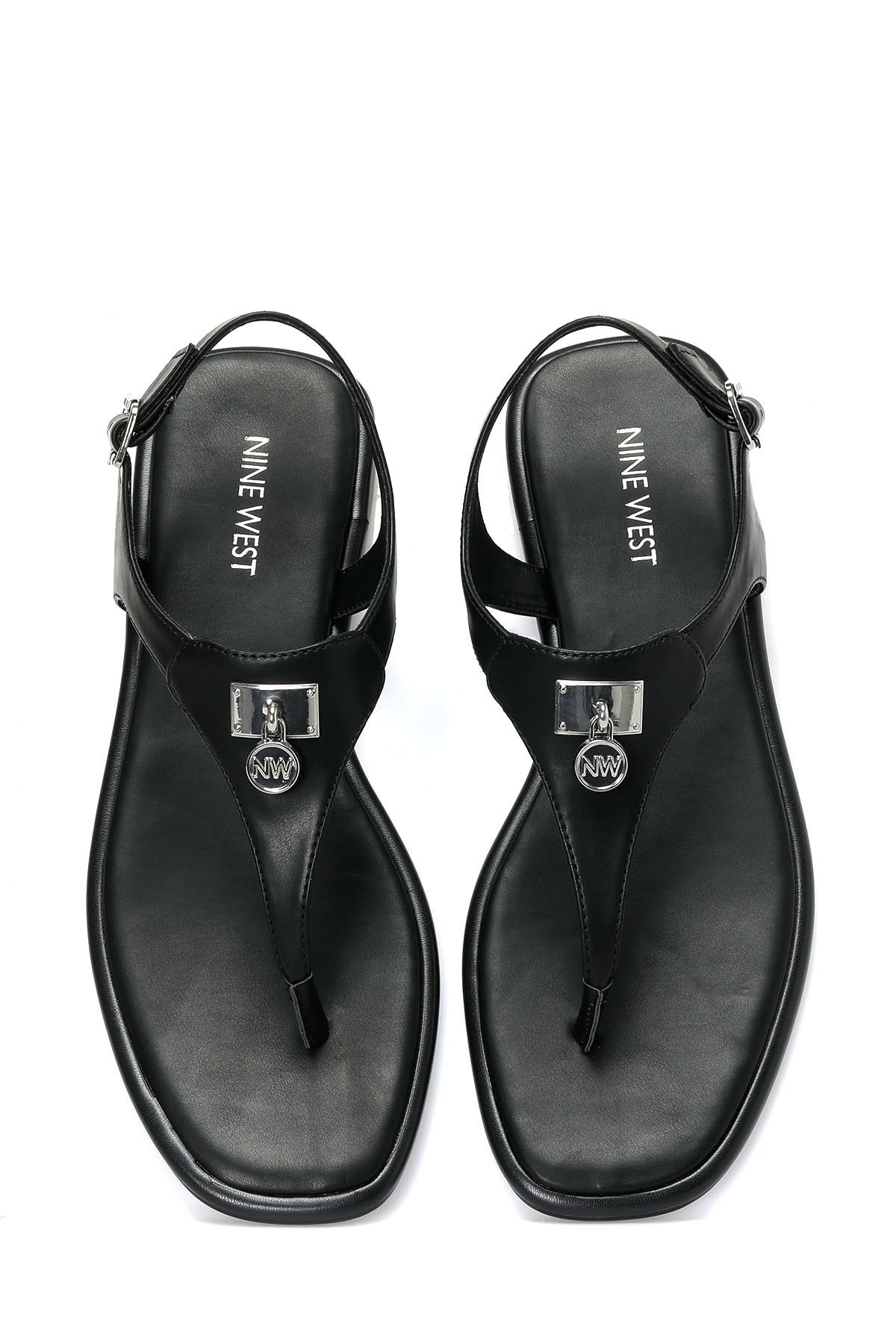 صندل مشکی زنانه 4FX FLAT اورجینال Nine West