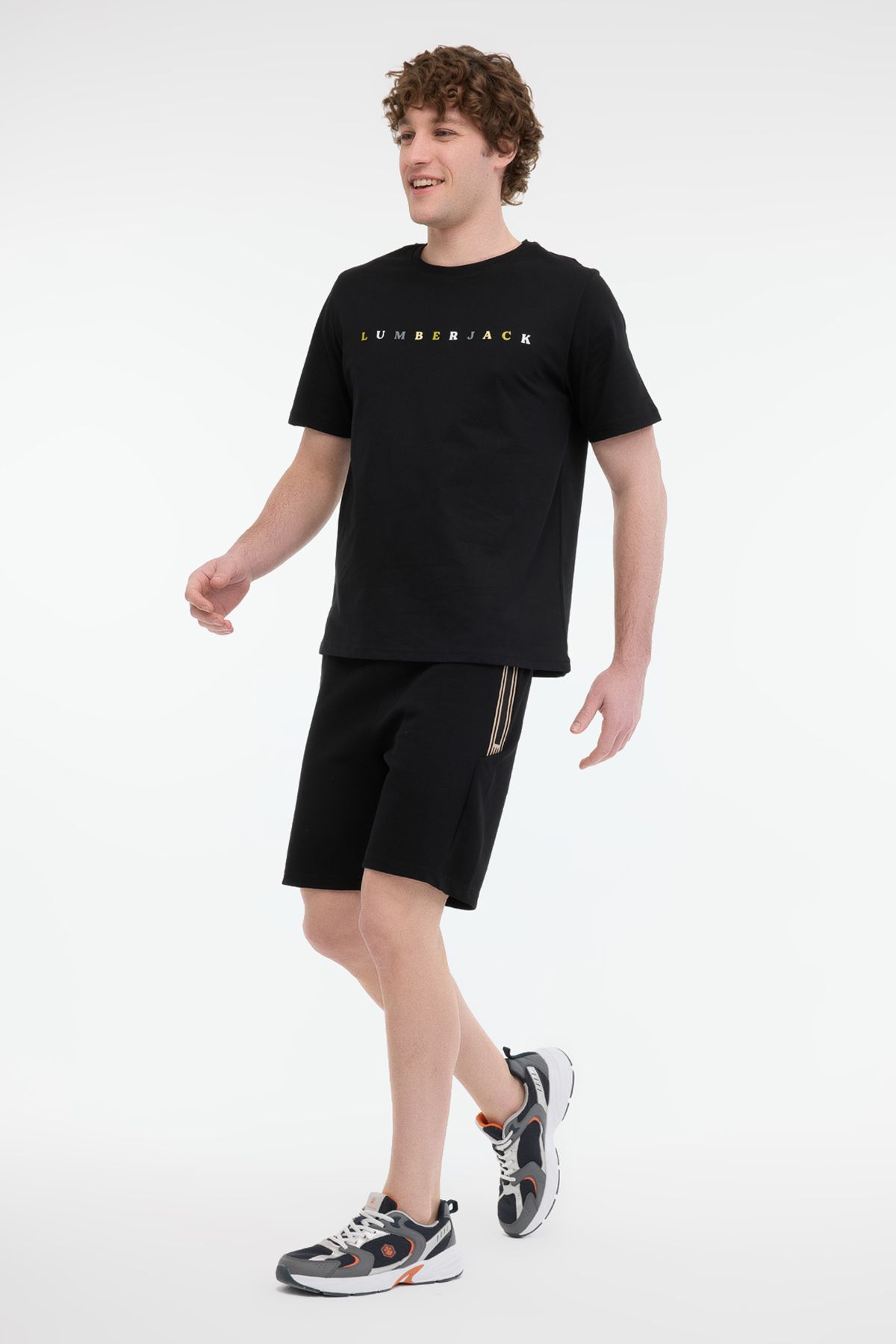lumberjack-Ml Mark 20Itl611 5Fx Black Men's Shorts 3