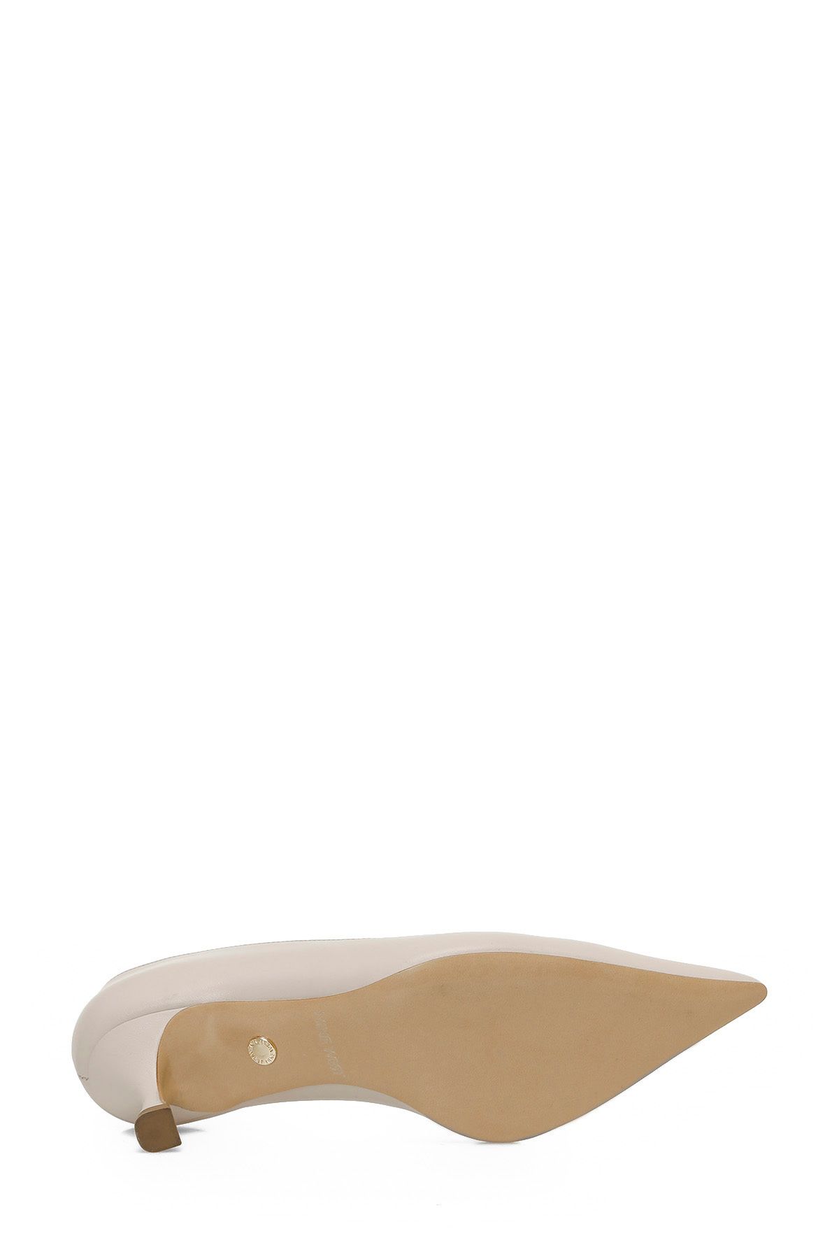 کفش پاشنه کلاسیک سفید زنانه 5FX های HEEP Nine West