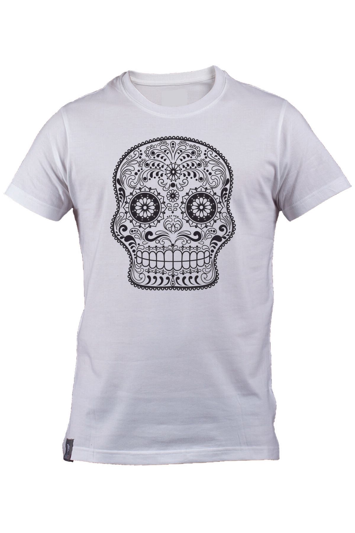 Matbaagram Kuru kafalar Baskılı T Shirt Tasarımları