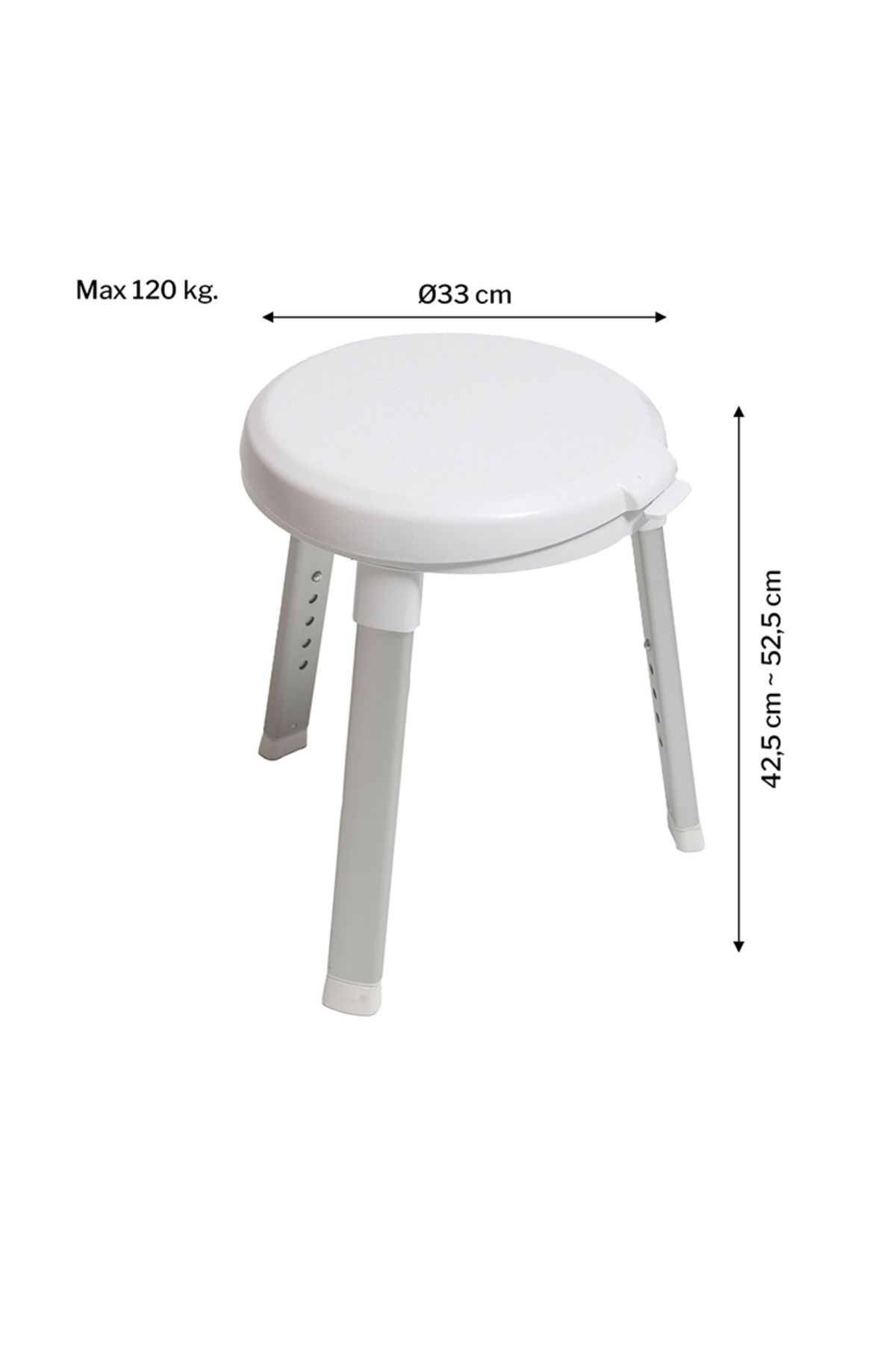 Prima Nova-Cappadocia Circle Stool with Turntable 5