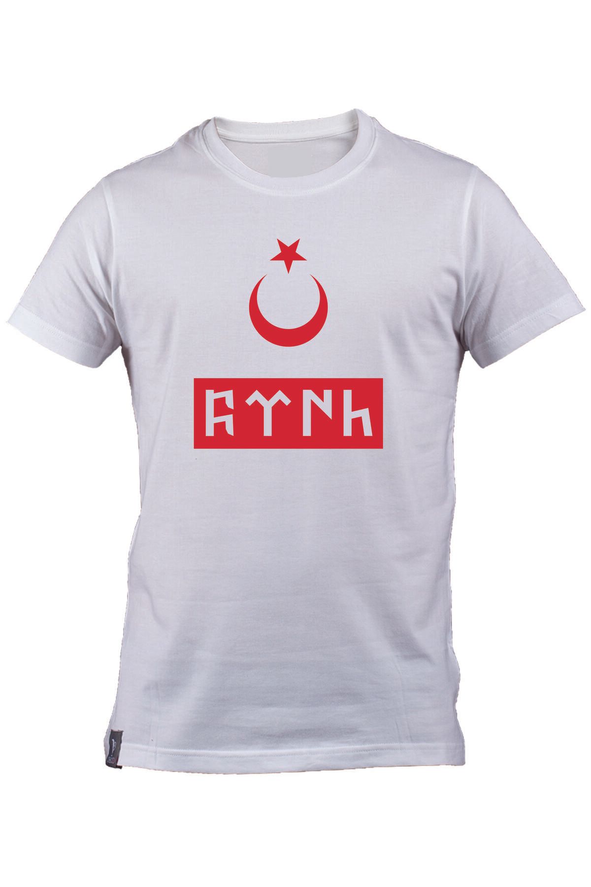 Matbaagram Göktürkçe TÜRK Yazılı Baskılı T shirt