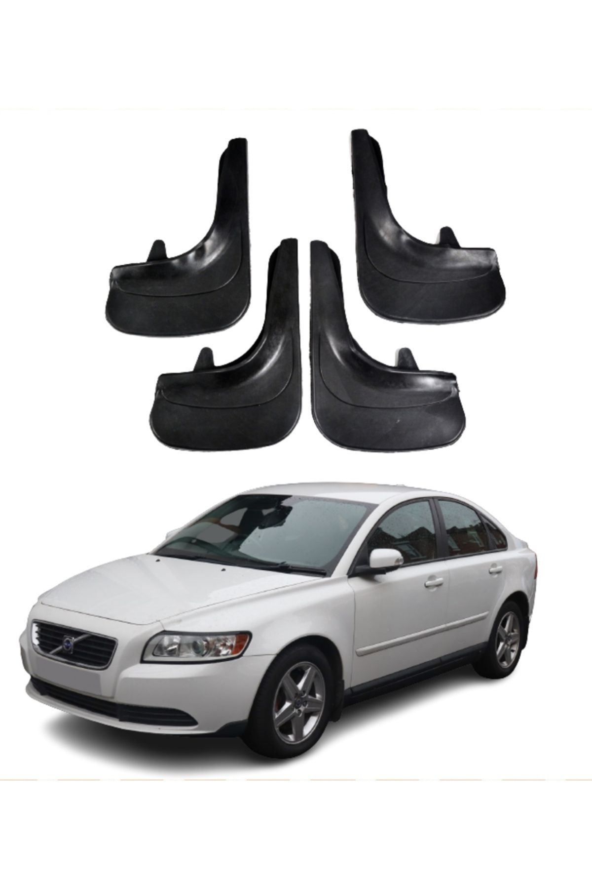 SONİKON LİNE-Volvo S 40 Compatible 4-Piece Dust Cover Mudguard Mudguard Modified 1