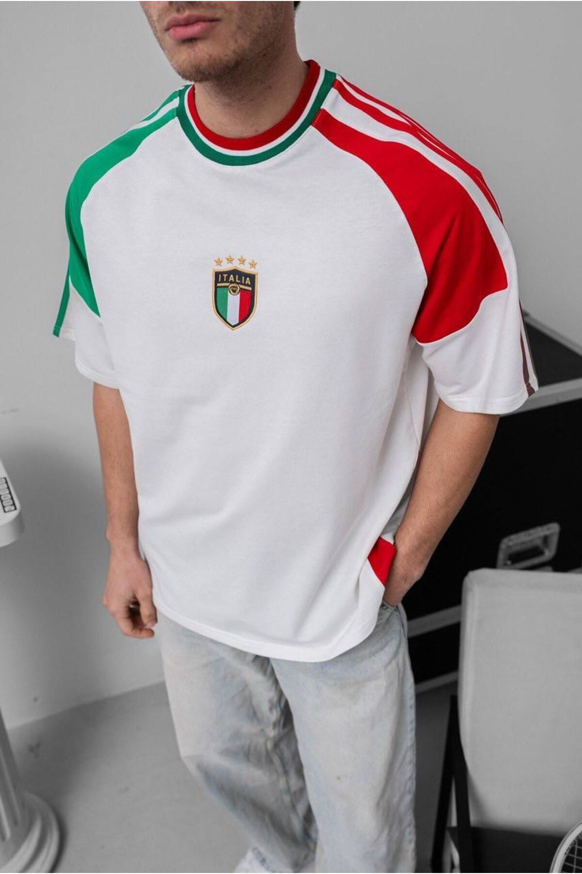 KUN SPORTSWEAR RETRO NOSTALJİ TŞÖRT OVERSİZE KESİM UNİSEX MODEL