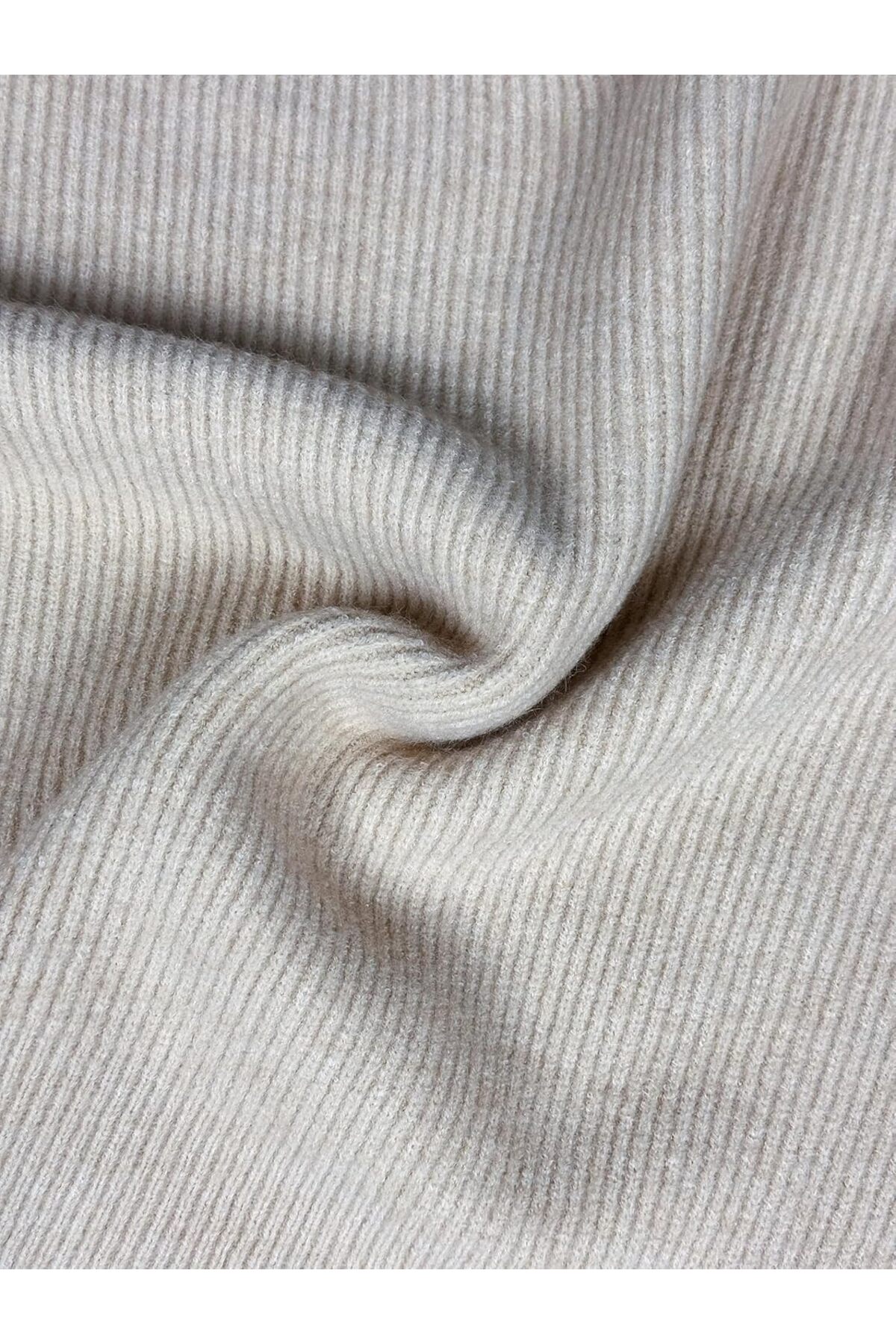 سترة بيج مضلعة برقبة على شكل حرف V للنساء والفتيات من BUNCA