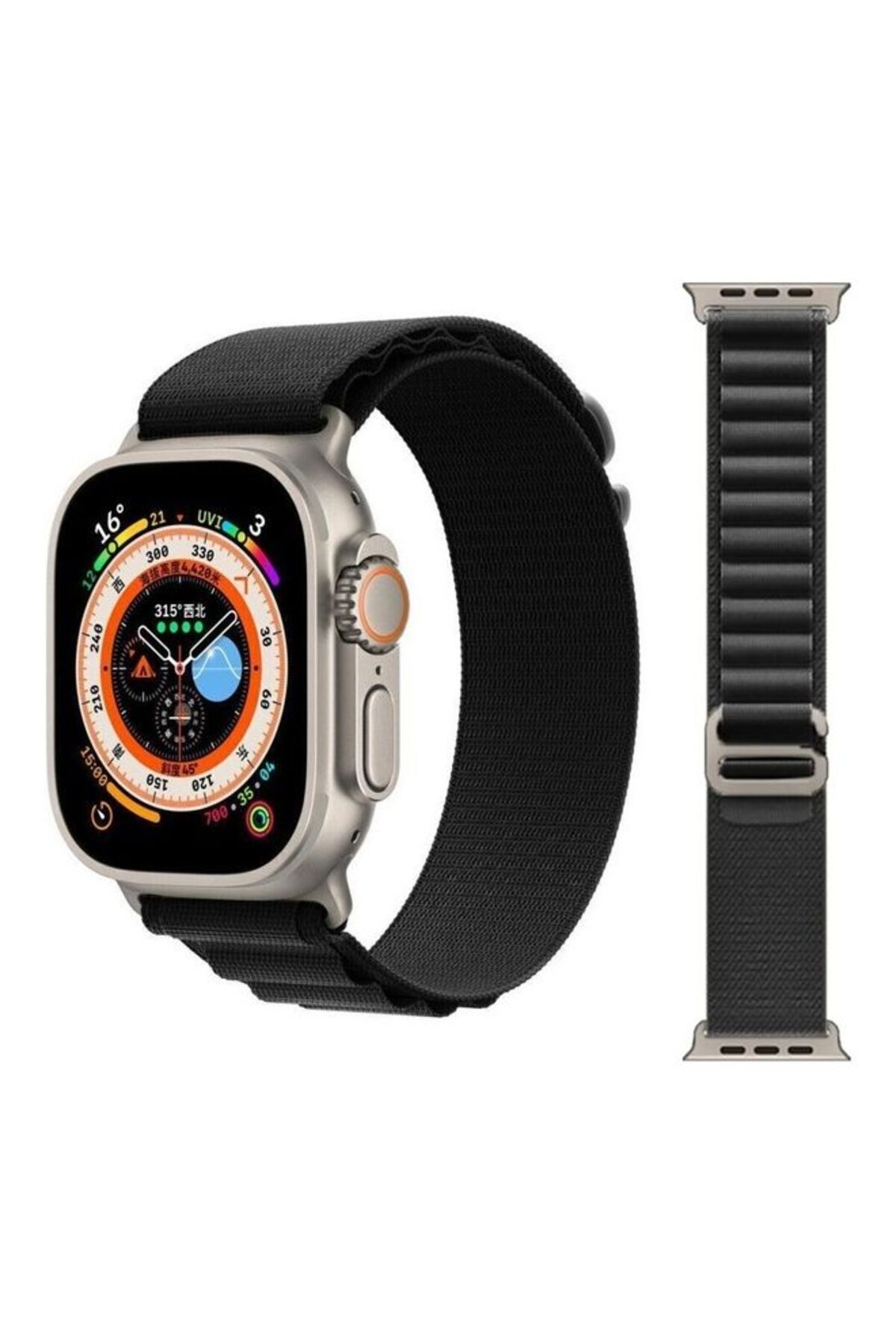 SP-Smart Watch 7+1 Ultra with Finger Sensor for Call Answering and Message Notifications 2