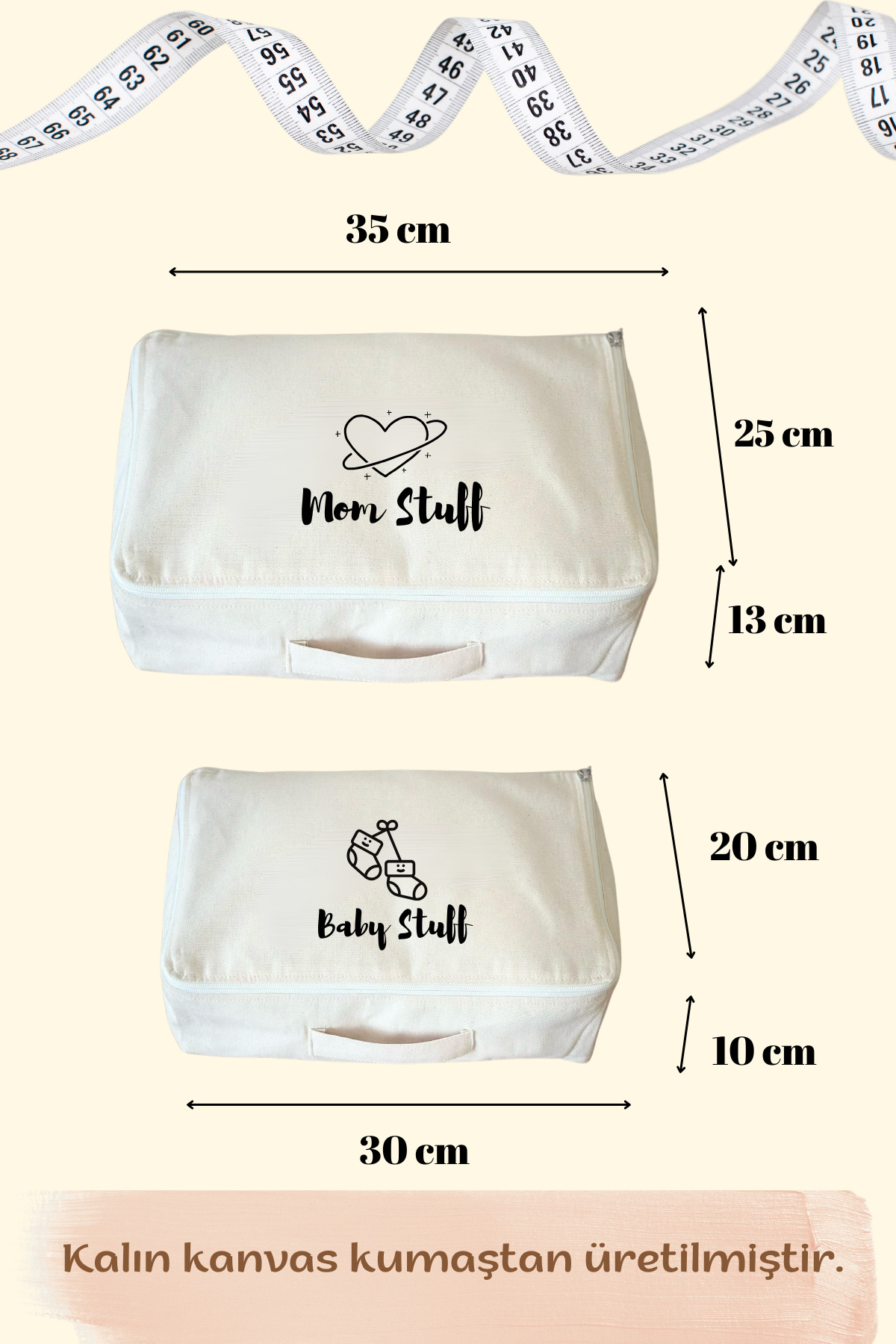 Mama Yoyo Baby Kids 2'li Bebek Doğum Hastane Düzenleme Hastane Çıkışı Içi Düzenleyici Organizer çanta mom-baby stuff fotoğrafı 2 (önizleme)