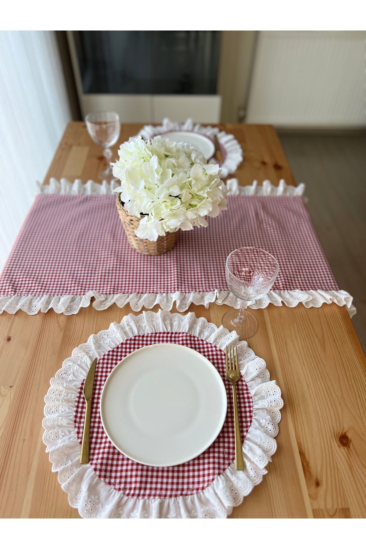 eyma home-Pitikare Scallop Ruffled Supla 6 Pieces (Stain Resistant) 4