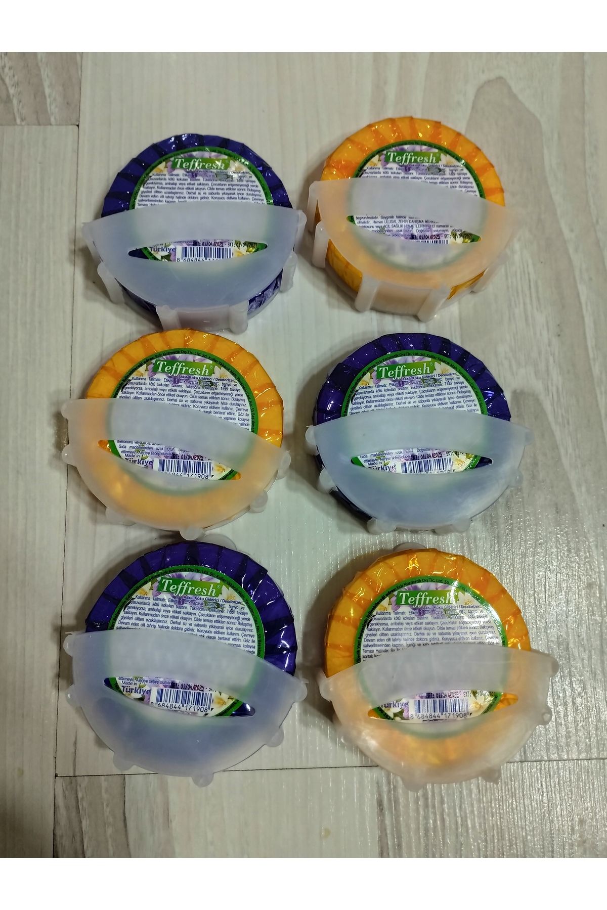 Lider MAGNESİA TEFFresh Askılı Koku Giderici 50 gr x, 6 ad karma renkler