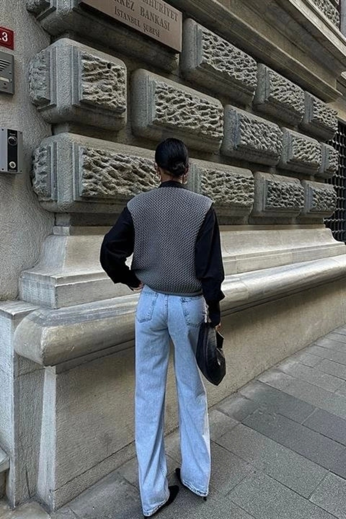 Kaplan-Openwork Knitwear Vest 5175 3