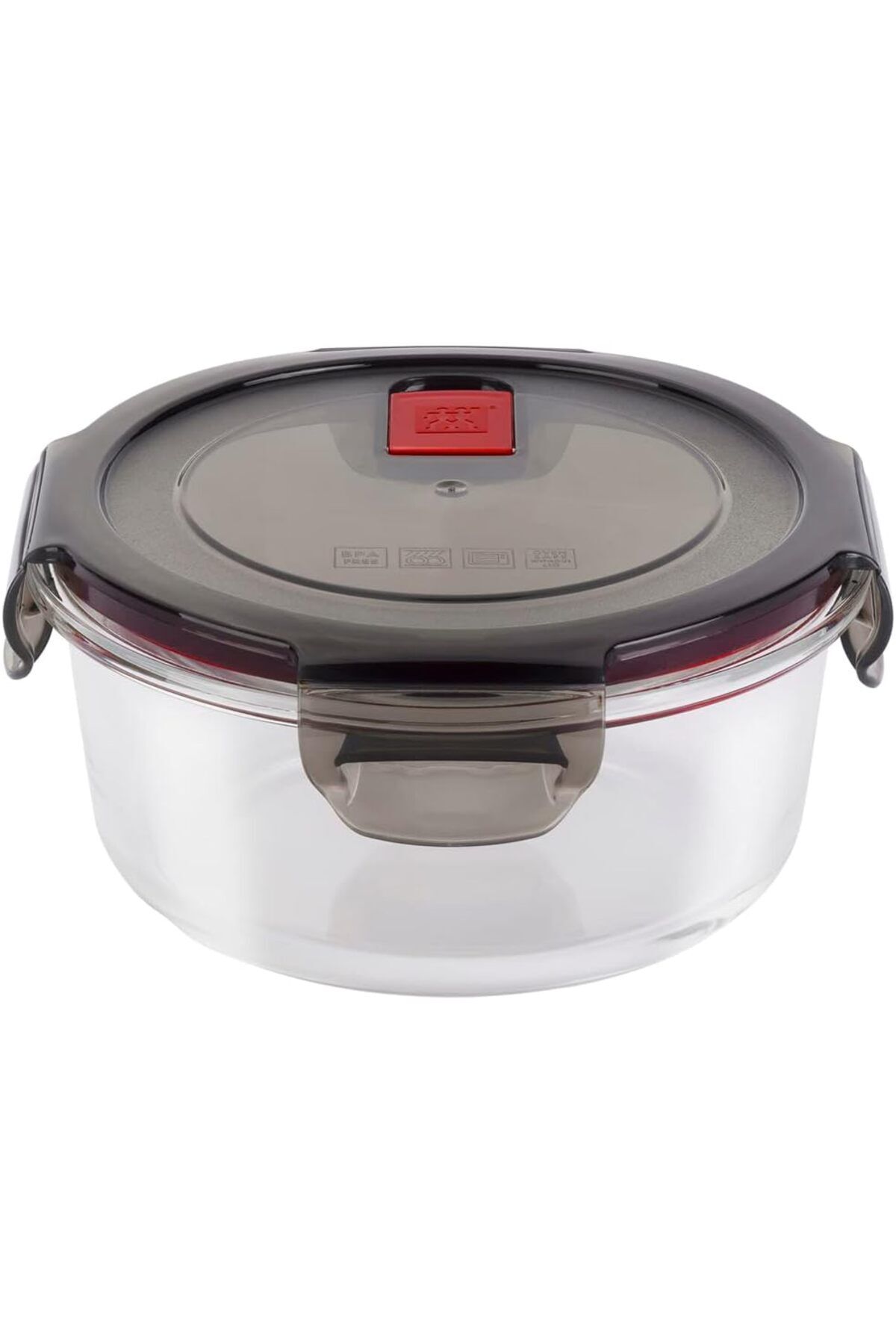 ÇAĞUR Çağur Cam Saklama Kabı, Yuvarlak, Şeffaf, 600 ml Yeni 1109945