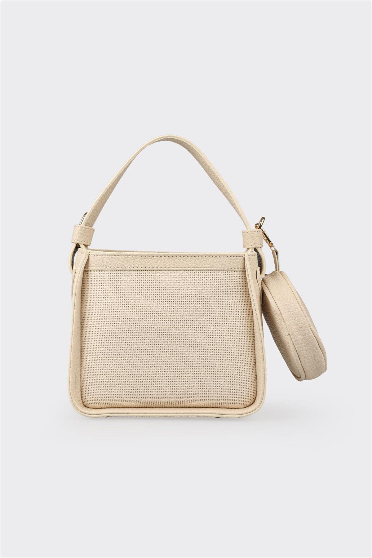 کیف دستی زنانه کوچک بژ Elle