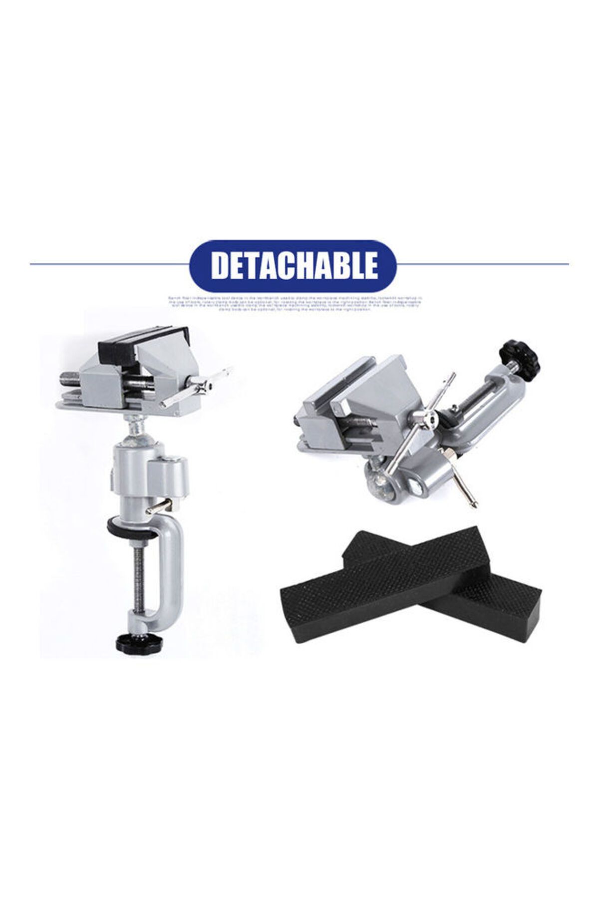 Generic-Table Vise Silver 31x9x16cm 6