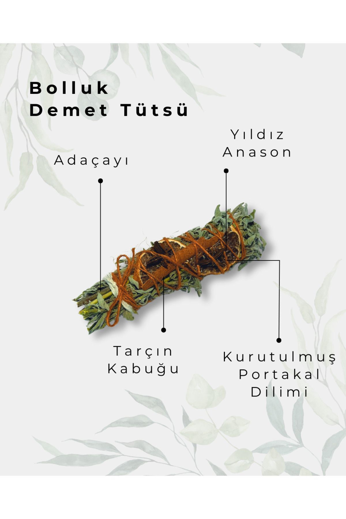 Noveria Bolluk Demet Tütsü – Bereket ve Pozitif Enerji İçin Doğal Tütsü