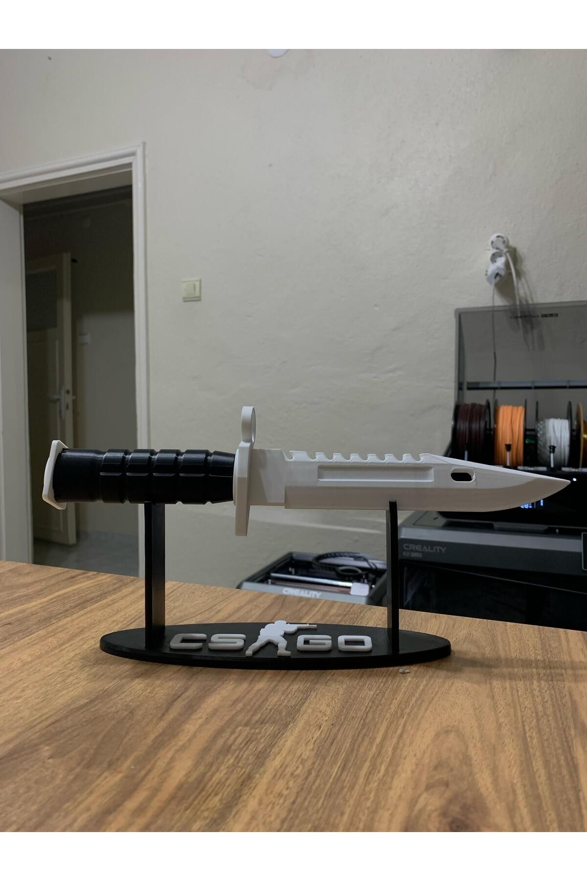 Modellio3D-Cs:Go M9 Bayonet 3D Printing Decorative Knife Model + Stand 2