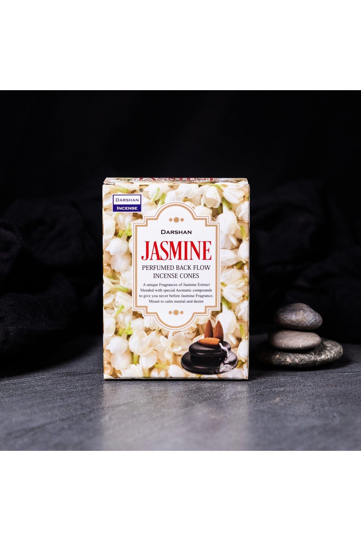 SerenityHaven Darshan Jasmine Geri Akış Tütsü 10 adet