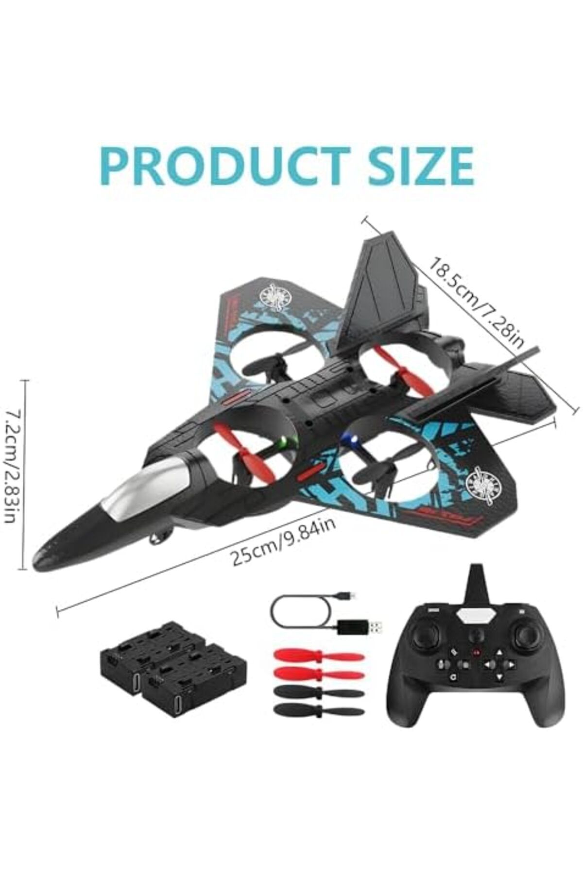 Generic-RC Airplane, 2.4GHz Remote Controlled Airplane, L0712 4 Channel Remote Control Airplane, Remo 2
