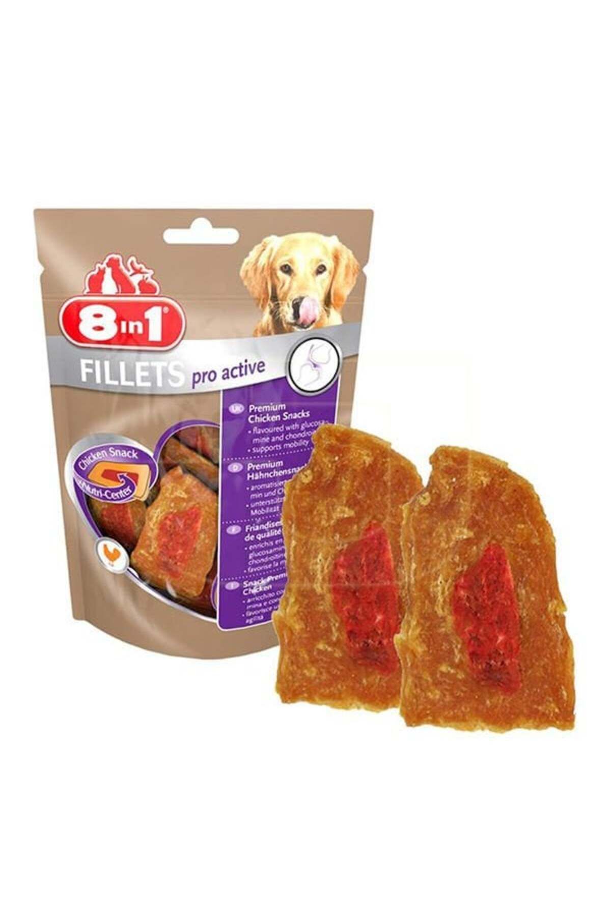 Orqinel 8 In 1 Fillets Pro Active Eklem Sağlığı İçin Köpek Ödül Maması Small 80 Gr