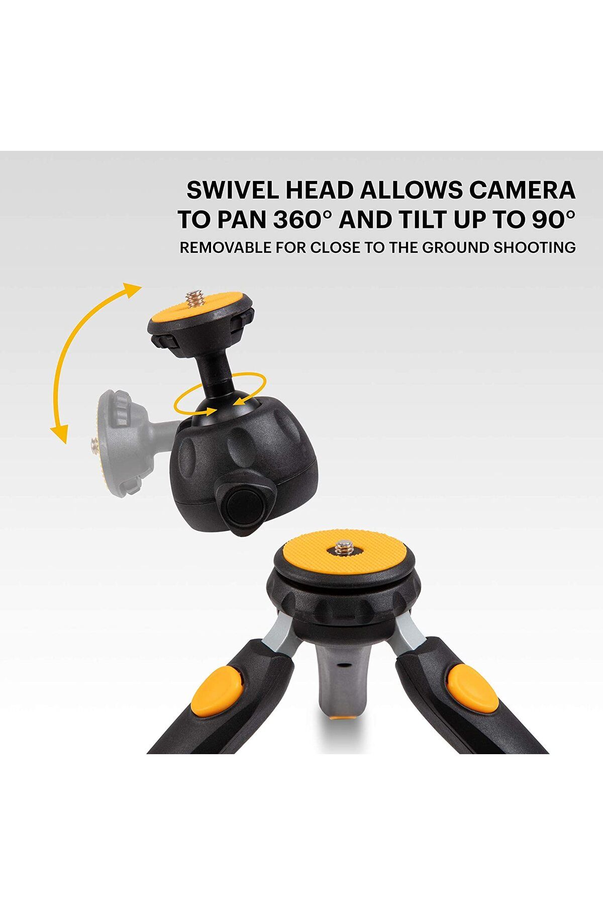 Kodak-Kodak Mini foldable mini tripod for camera, mobile phone and action camera, ball head 4
