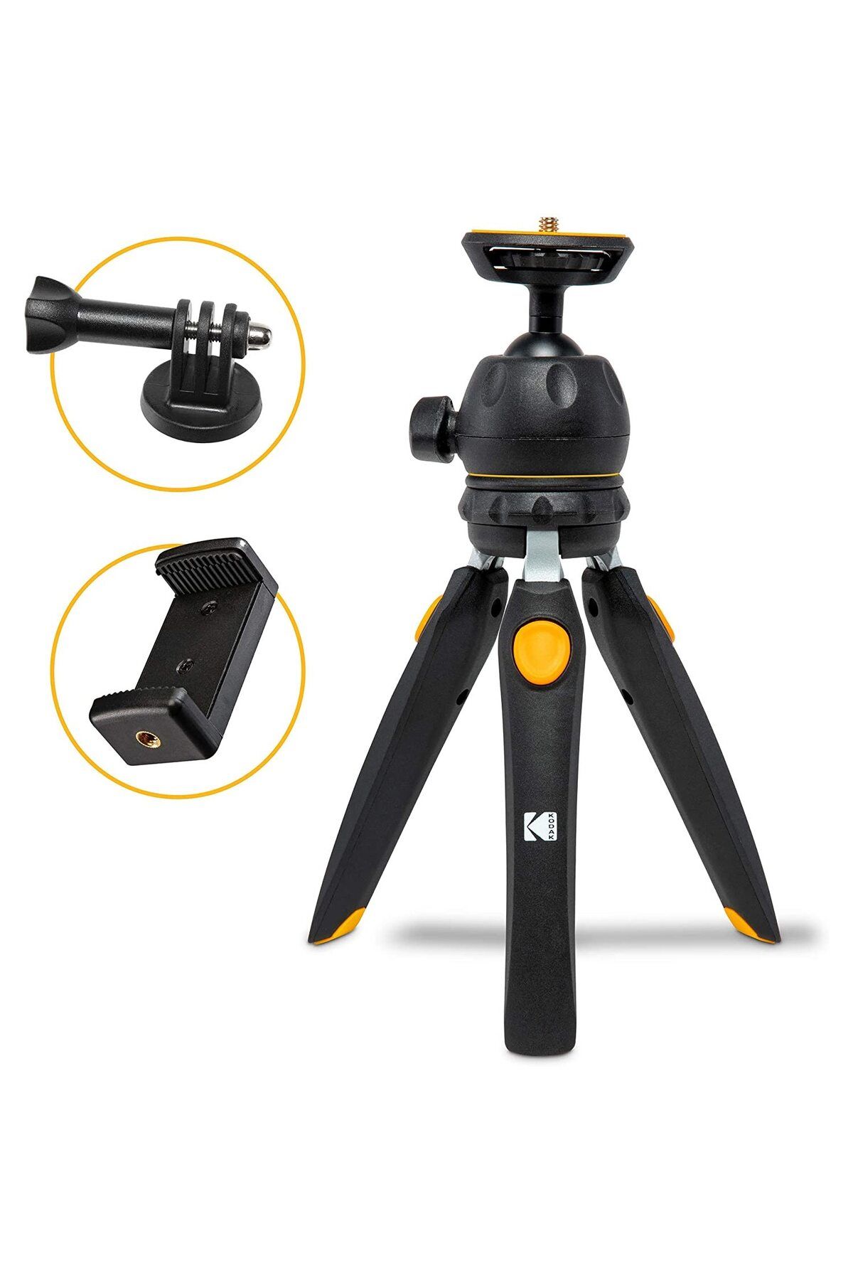 Kodak-Kodak Mini foldable mini tripod for camera, mobile phone and action camera, ball head 5