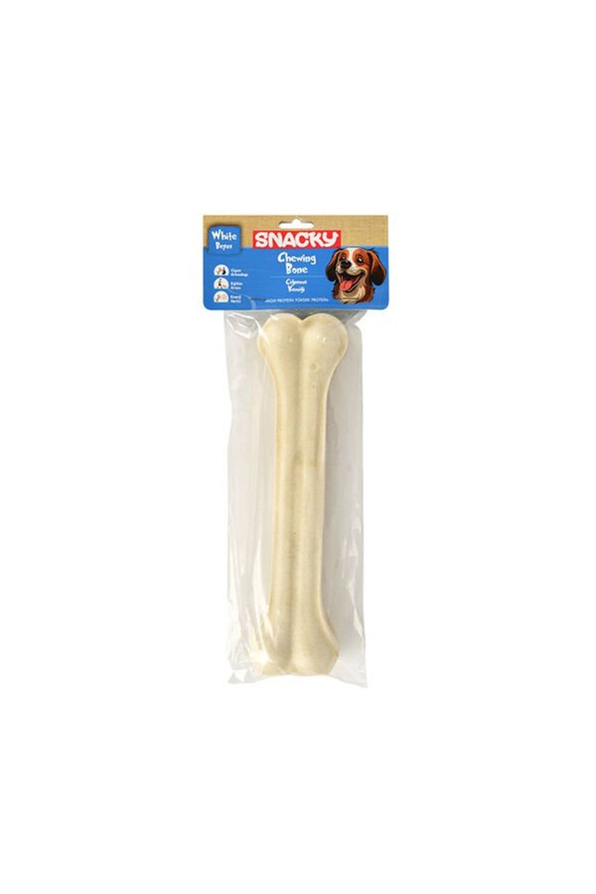 Orqinel Snacky Beyaz Preslenmiş Yüksek Proteinli Köpek Çiğneme Kemiği 1 Adet 245 Gr