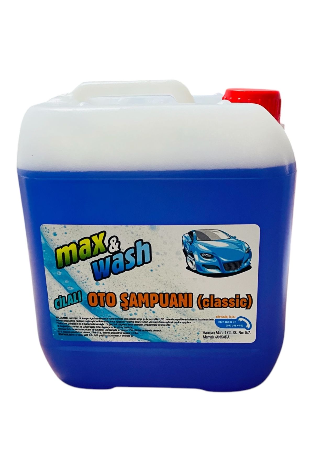 Max&Wash Max Wash Oto Şampuanı Aracini Kendisi Yıkayanlar Için Özel Formül 4kg