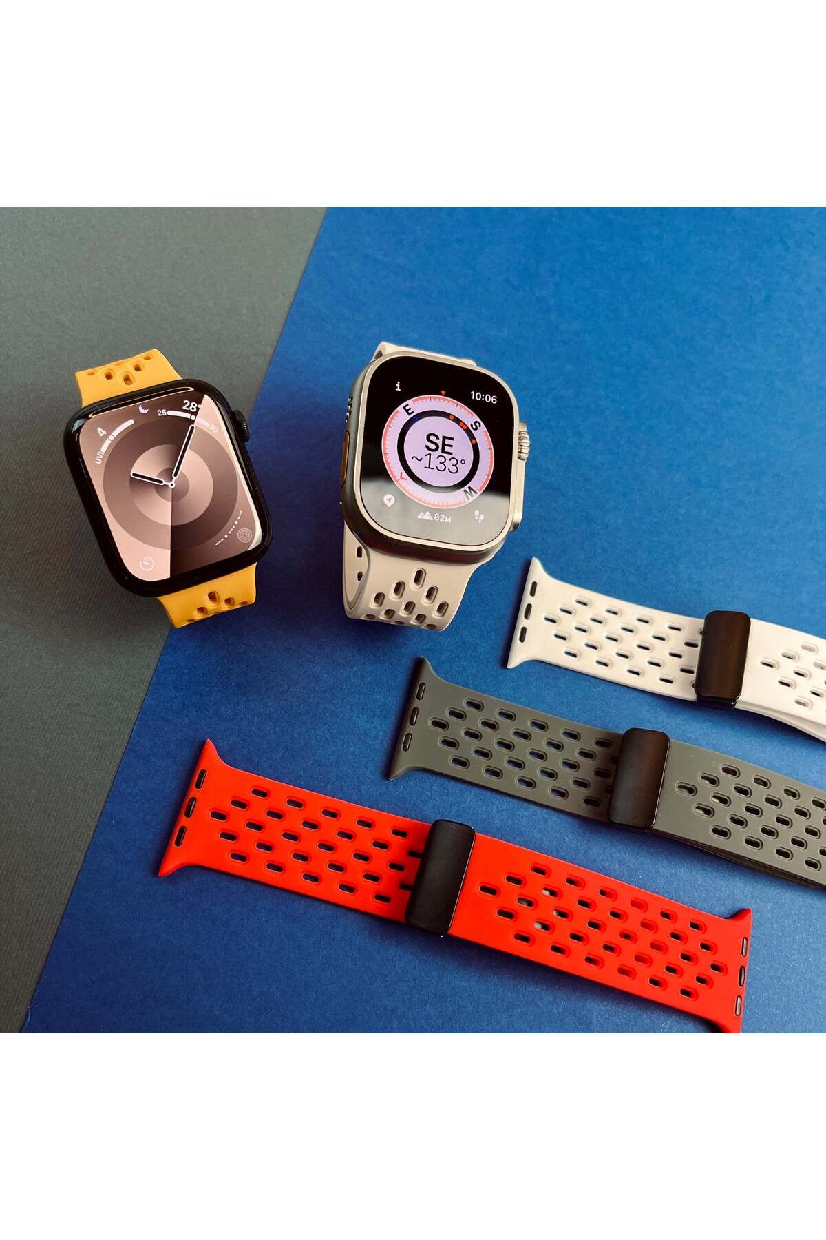 Generic-Magnetic Strap For Apple Watch Ultra 2 49mm 45mm 44mm Silicone Correa Bracelet iWatch Series 9 2