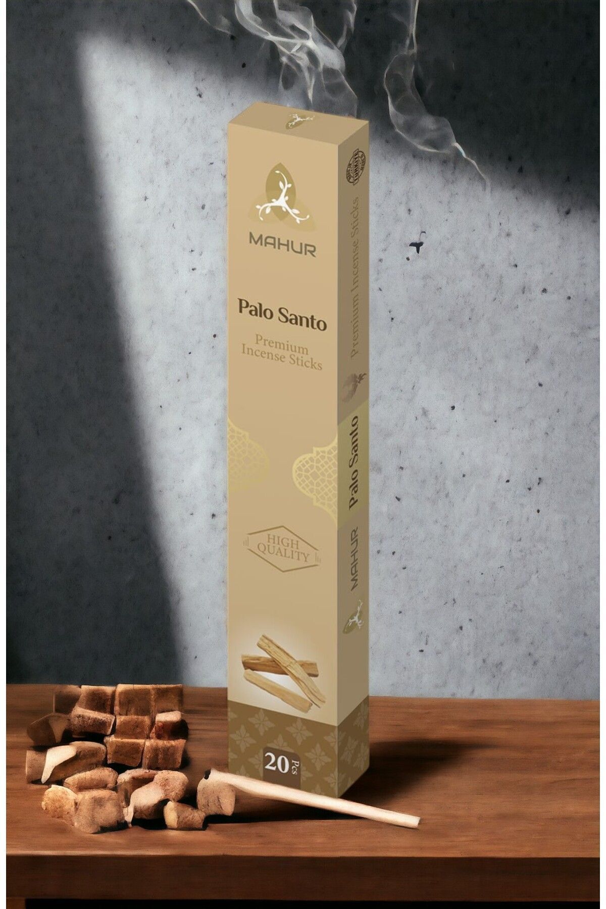 MAHUR PALO SANTO KOKULU ÇUBUK TÜTSÜ, YERLİ ÜRETİM, 1 KUTU - 20 ÇUBUK