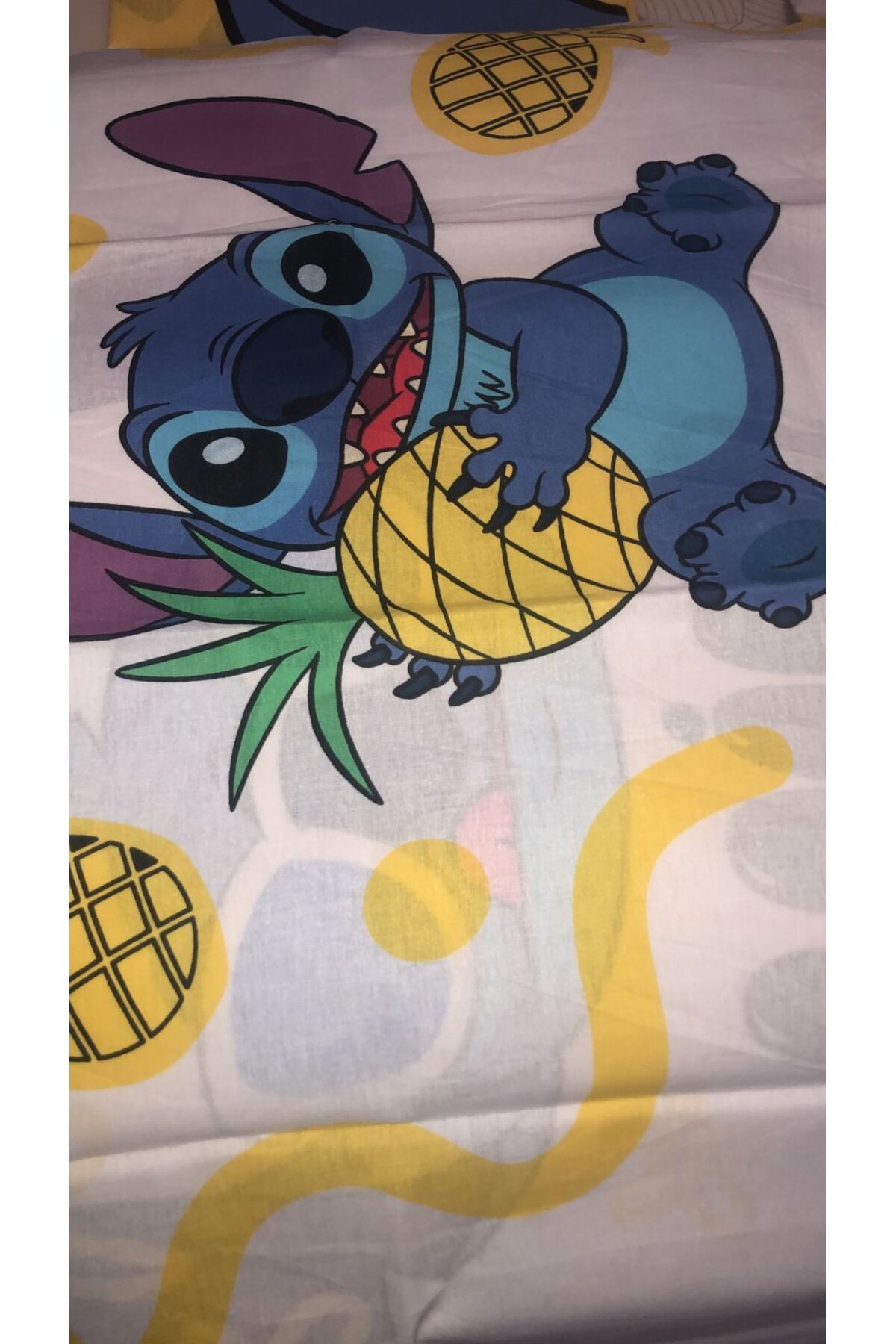 Generic-Kids Stitch Bedsheet Design for Children [ 1 Bedsheet + 1 Pillowcase] 3