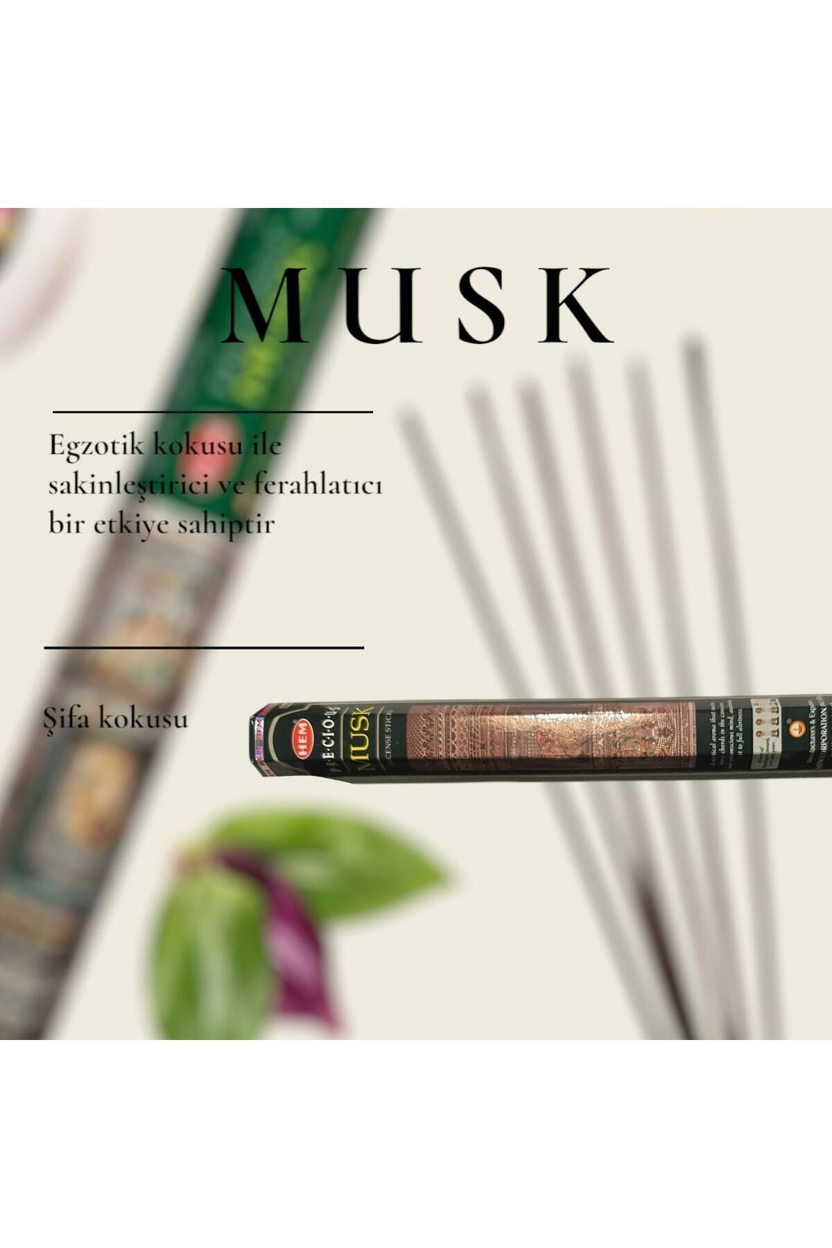 Hem Musk Çubuk Tütsü 20 Çubuk